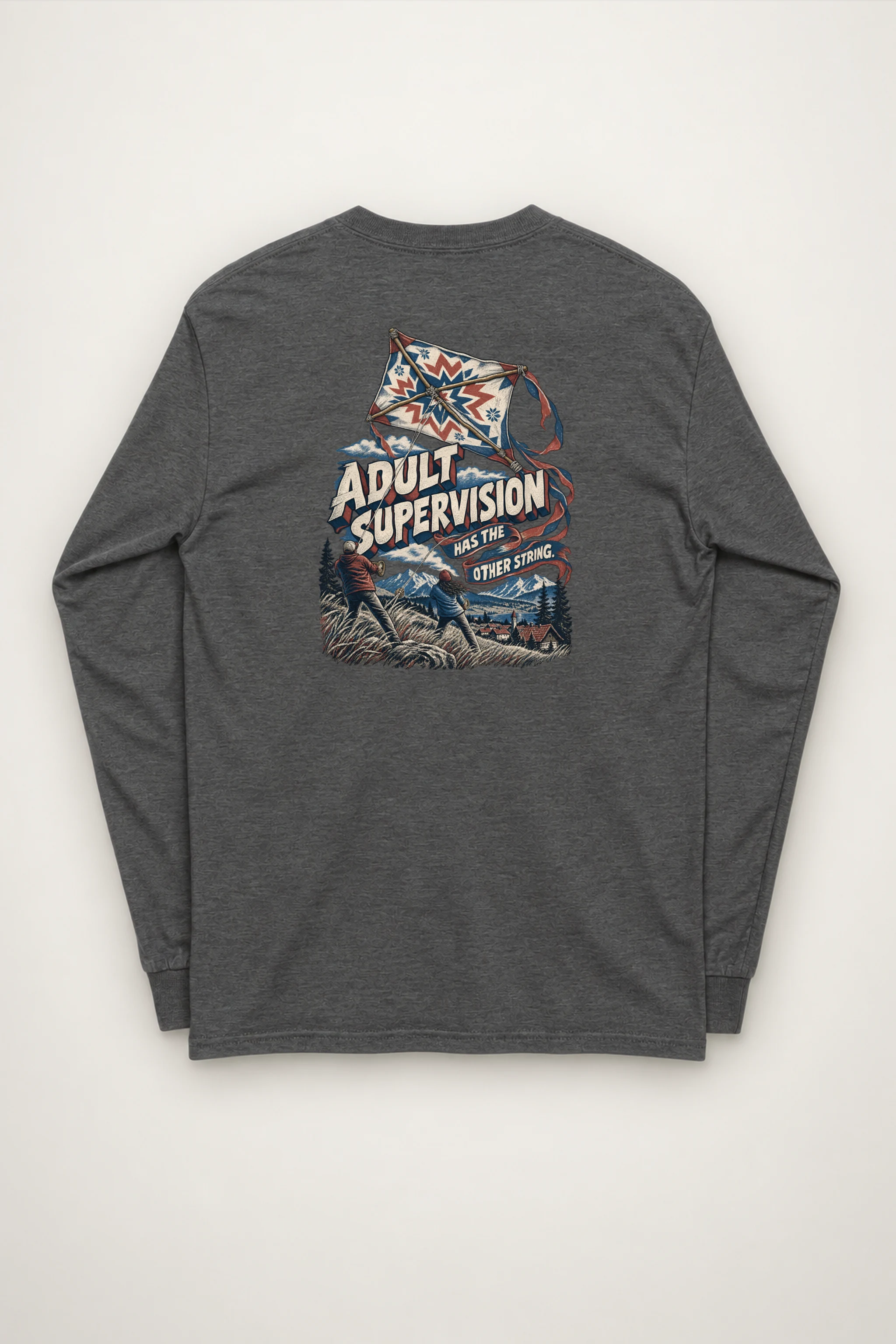 "Adult Supervision Has the Other String" Unisex Longsleeve T-shirt