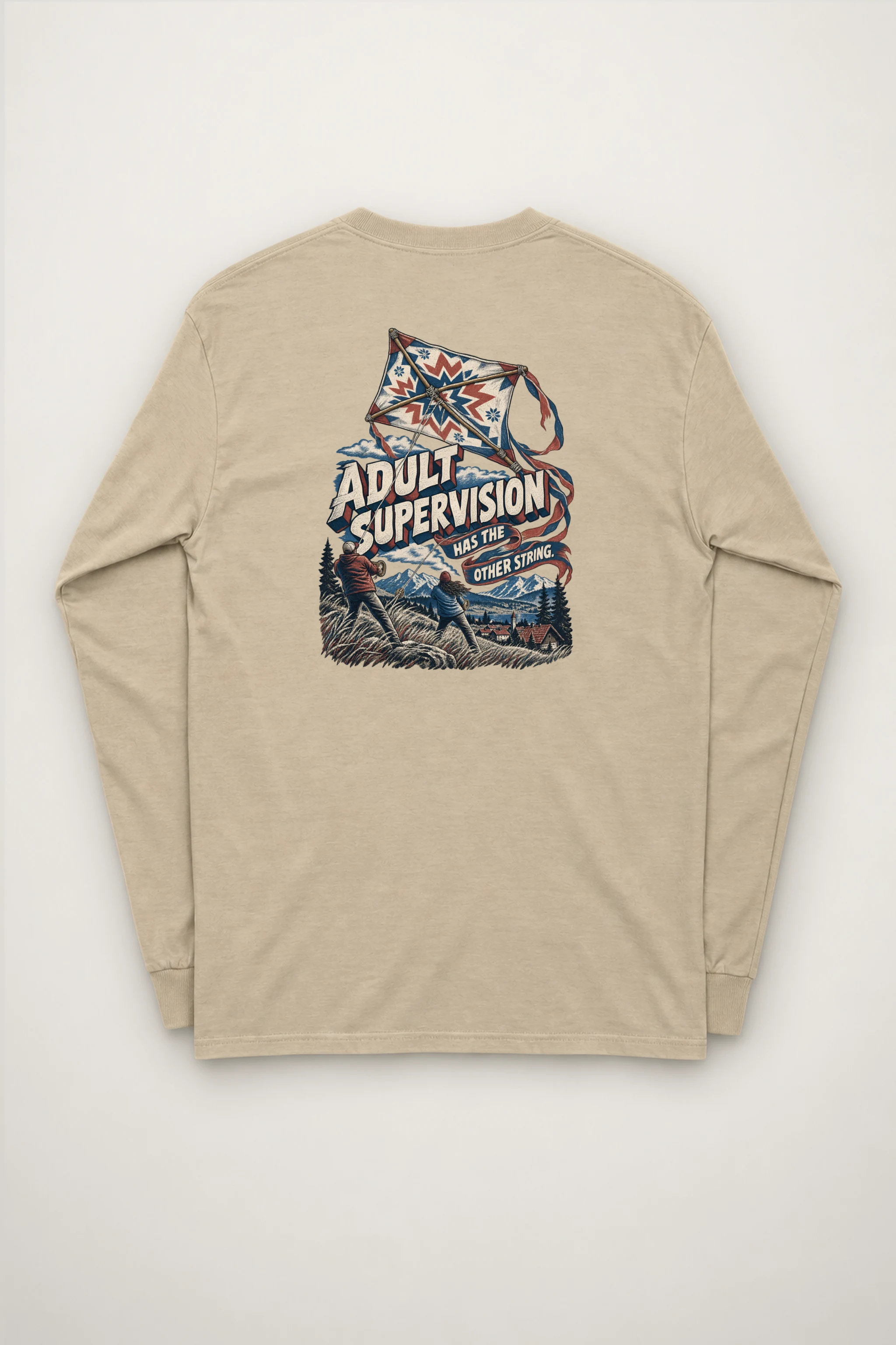 "Adult Supervision Has the Other String" Unisex Longsleeve T-shirt