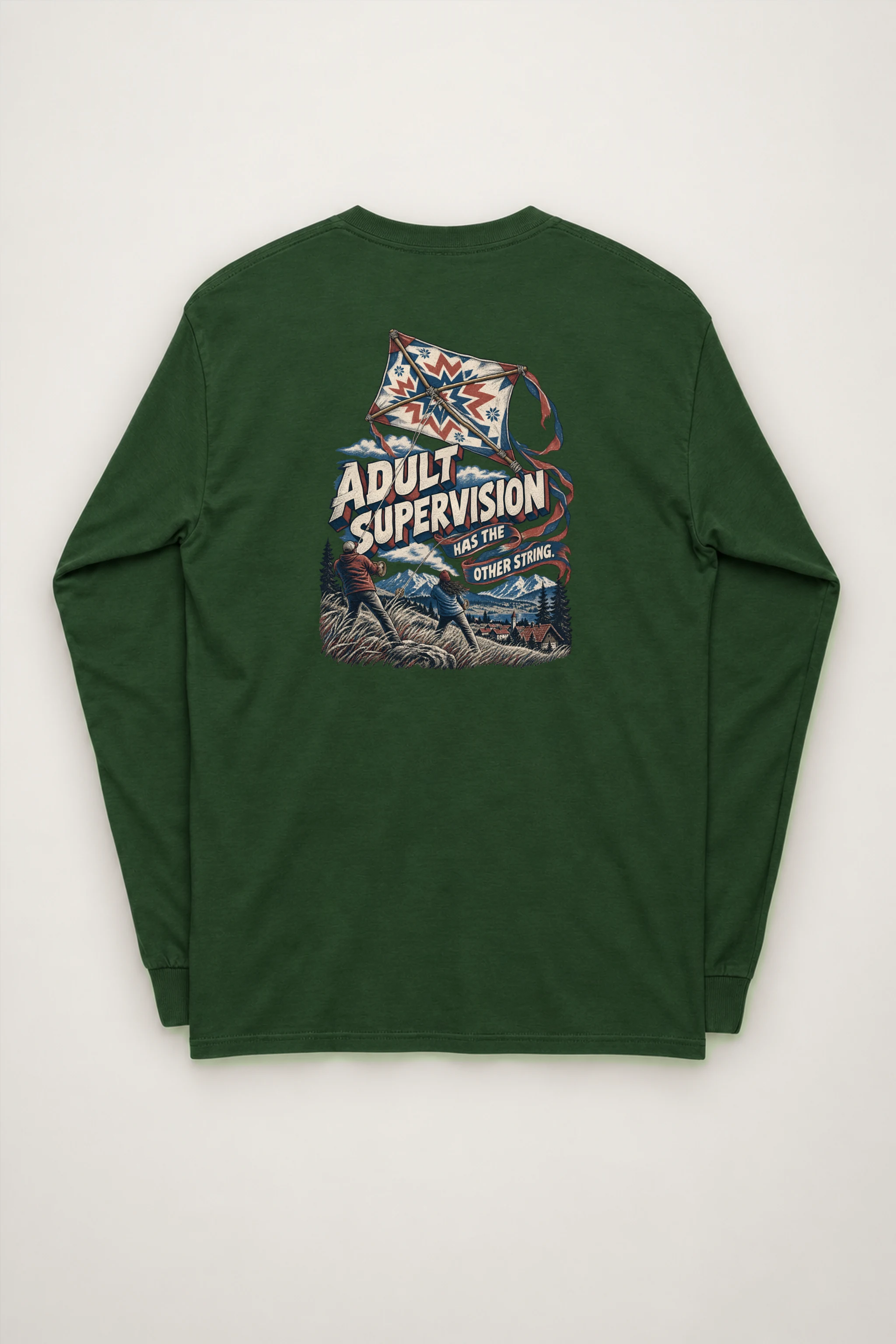"Adult Supervision Has the Other String" Unisex Longsleeve T-shirt