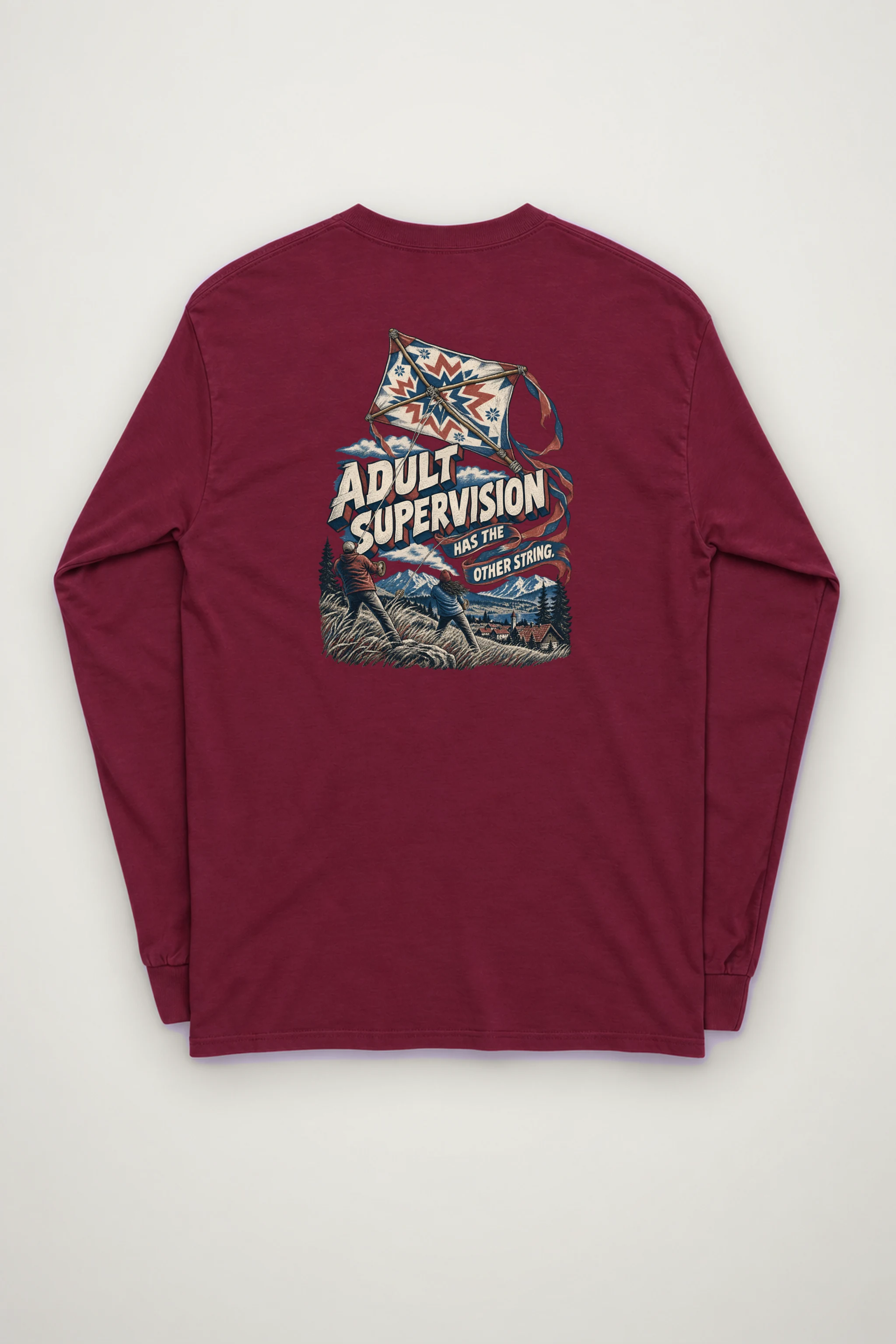 "Adult Supervision Has the Other String" Unisex Longsleeve T-shirt