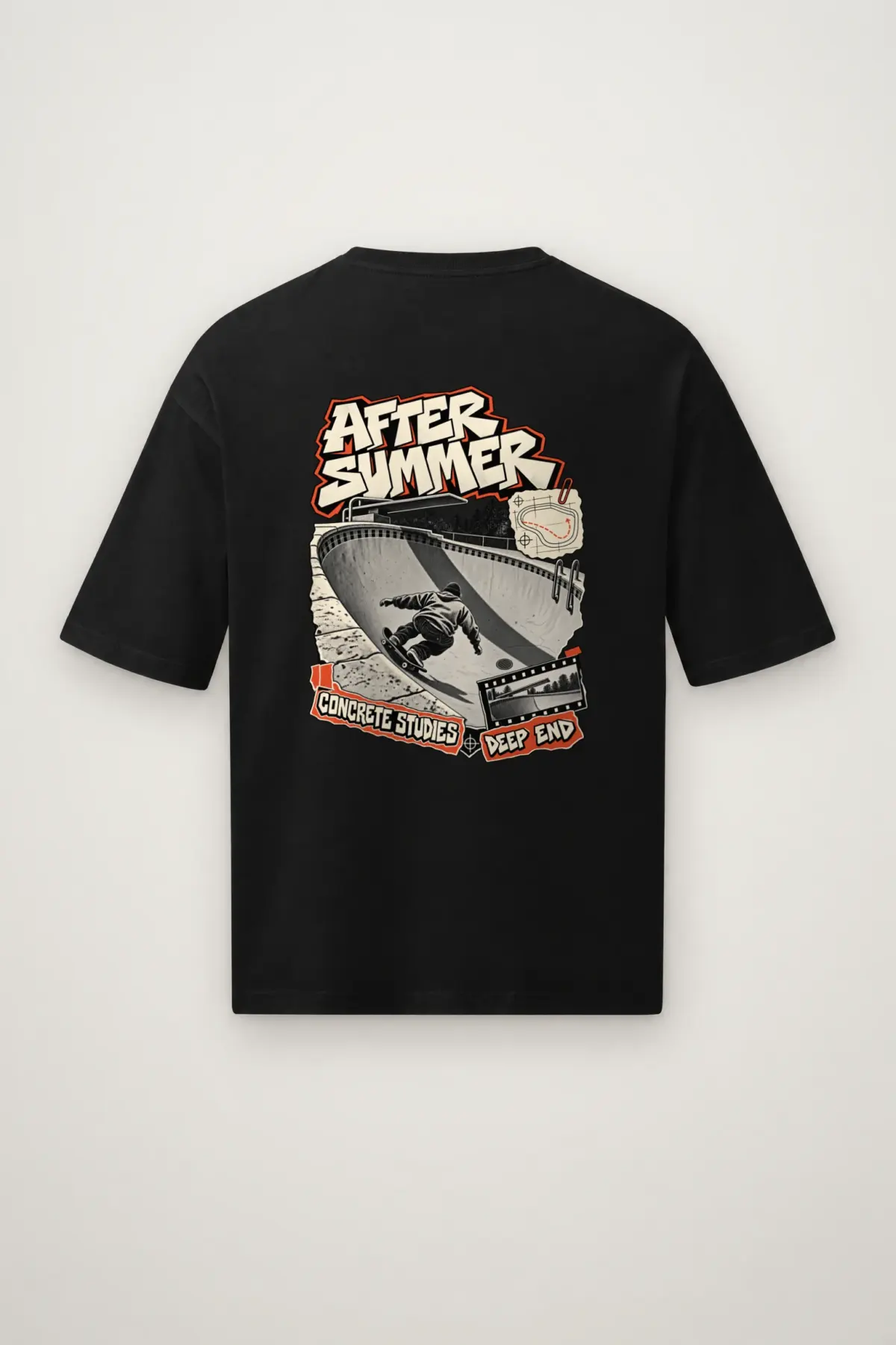 "After Summer" Men's Oversized Heavyweight Crewneck T-Shirt