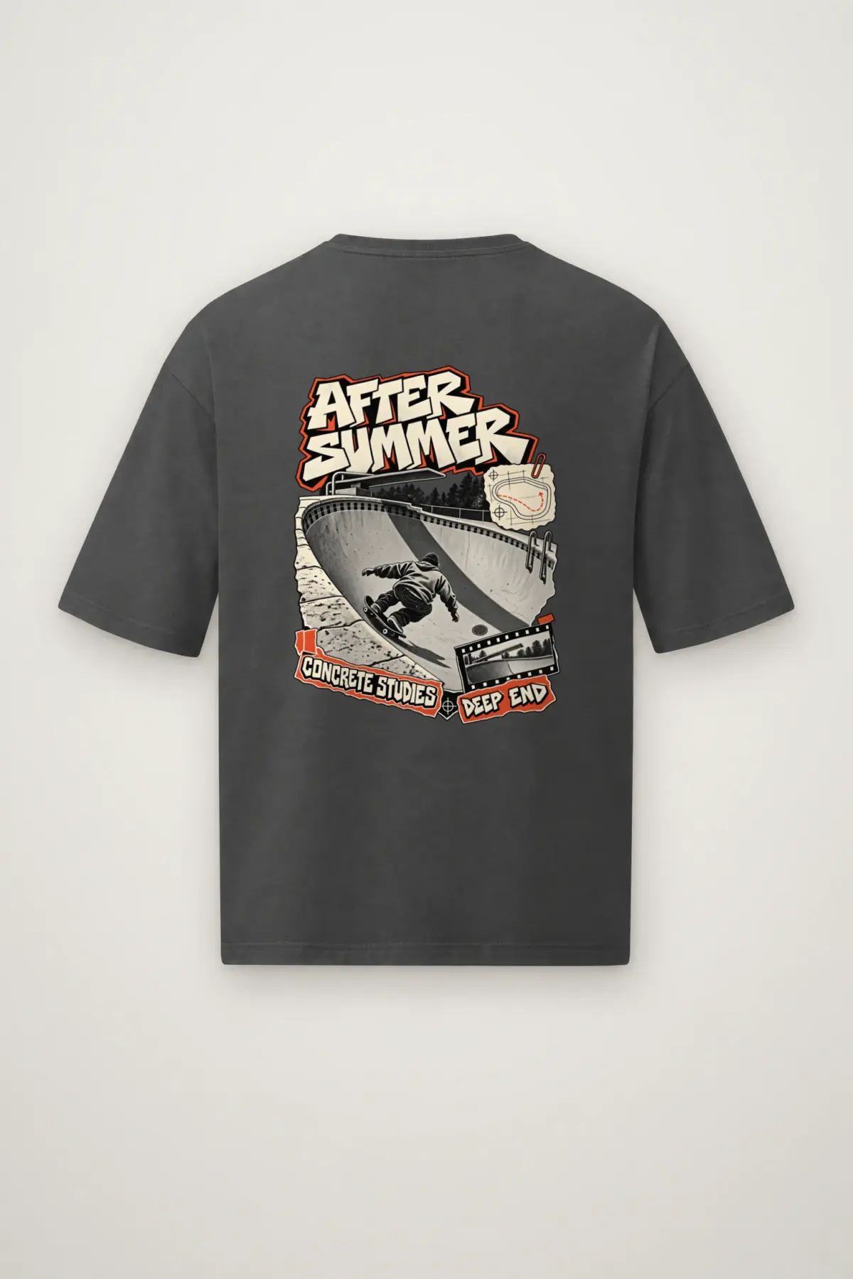 "After Summer" Men's Oversized Heavyweight Crewneck T-Shirt