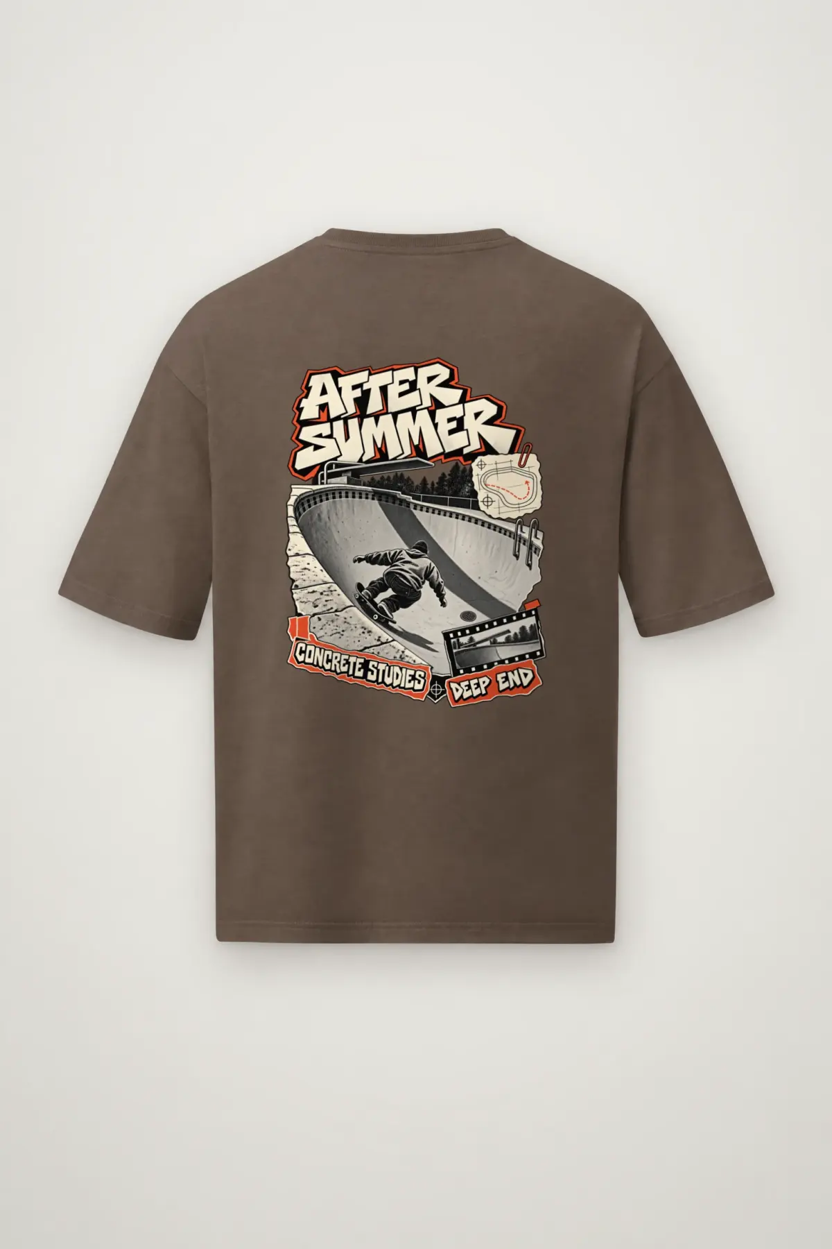 "After Summer" Men's Oversized Heavyweight Crewneck T-Shirt