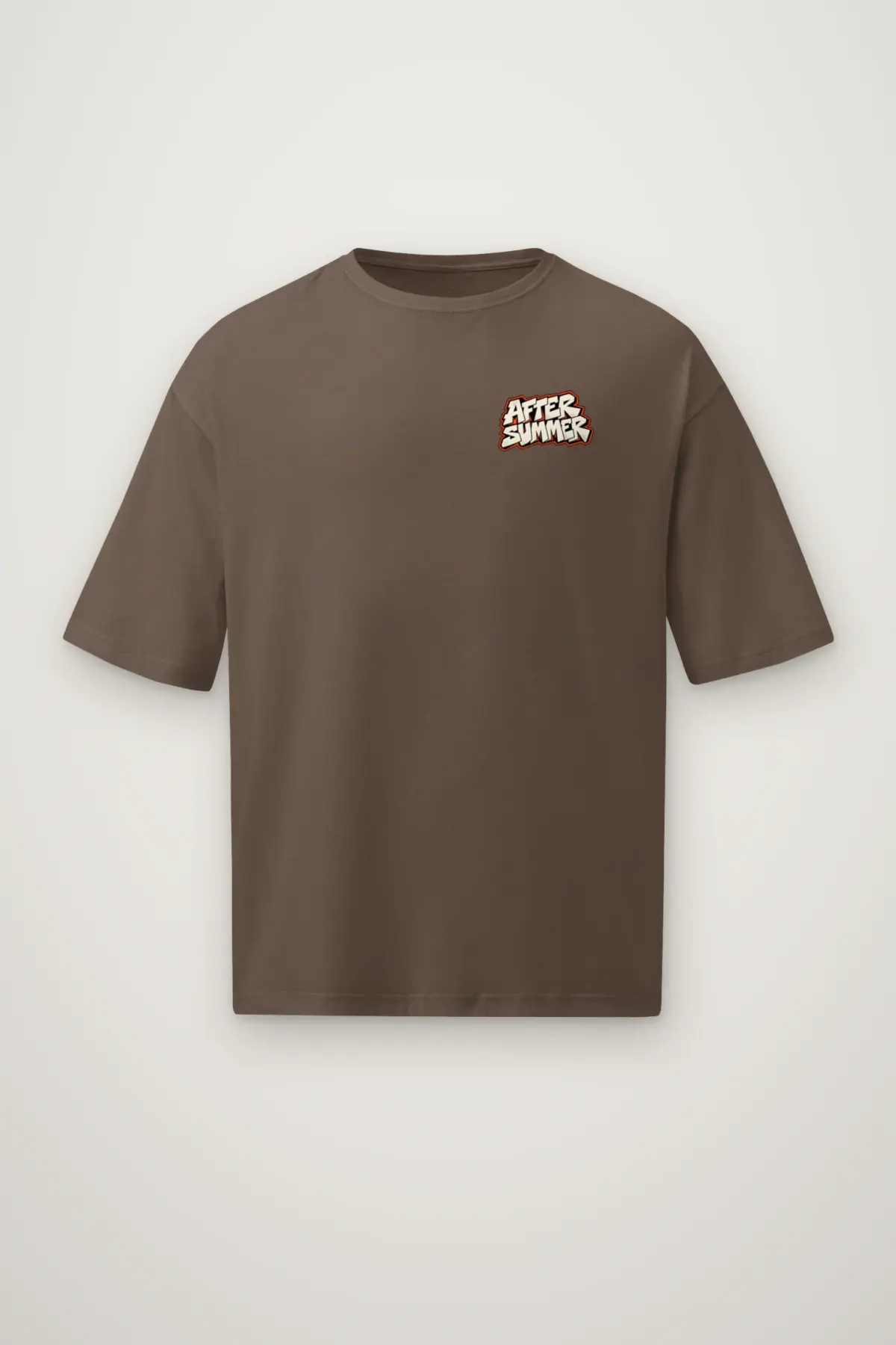 "After Summer" Men's Oversized Heavyweight Crewneck T-Shirt