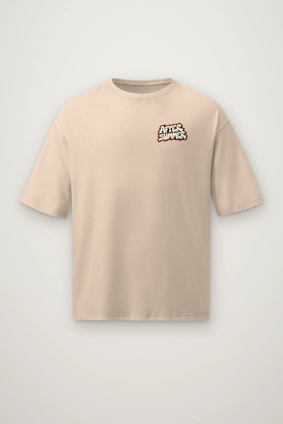 "After Summer" Men's Oversized Heavyweight Crewneck T-Shirt