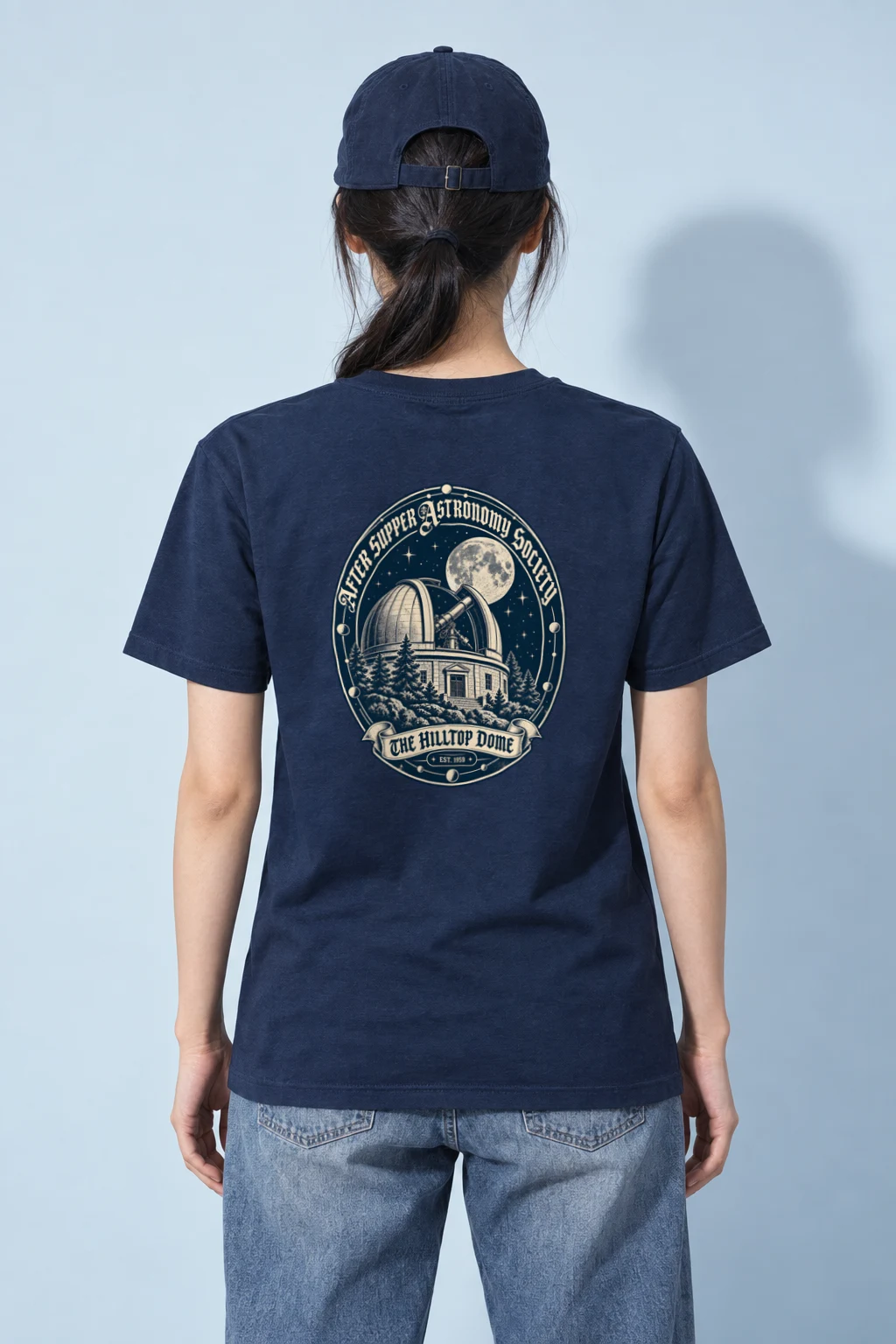 "After Supper Astronomy Society" Heavyweight Unisex Crewneck T-shirt