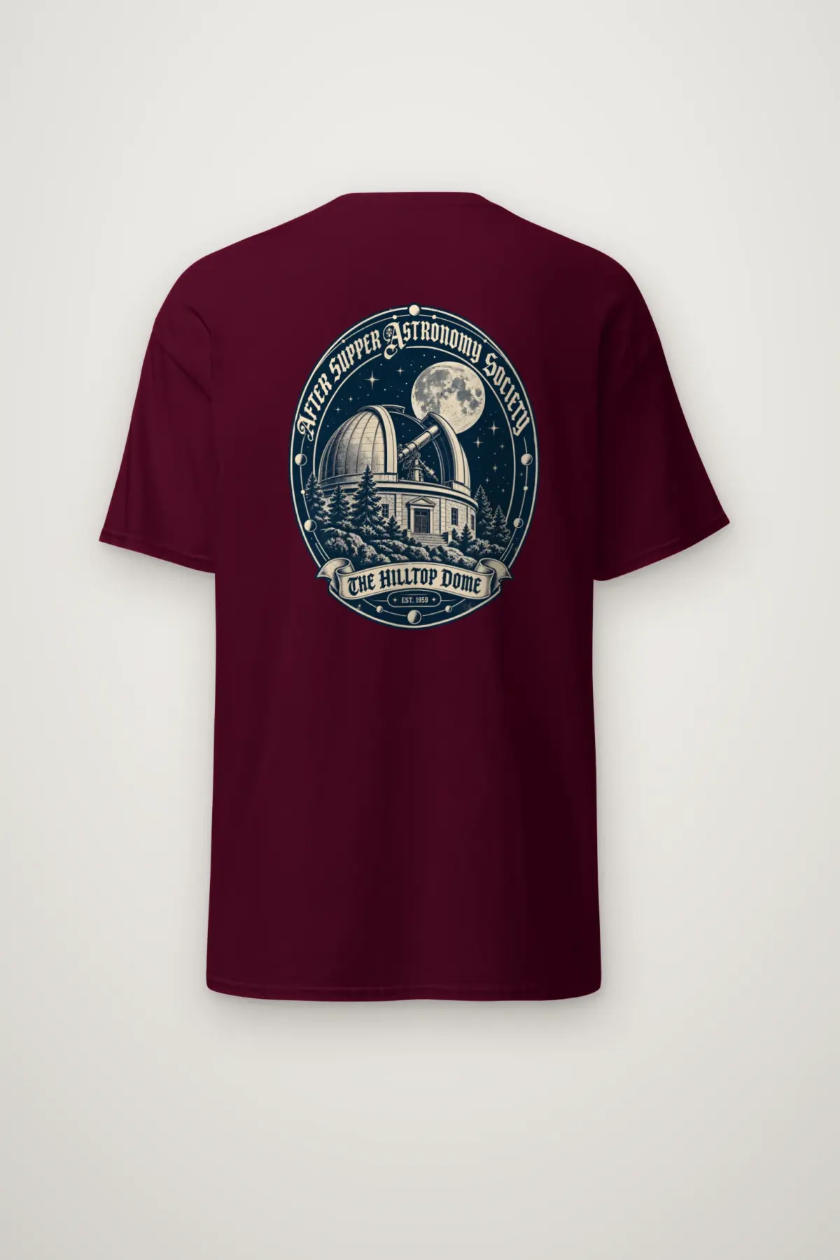 "After Supper Astronomy Society" Heavyweight Unisex Crewneck T-shirt