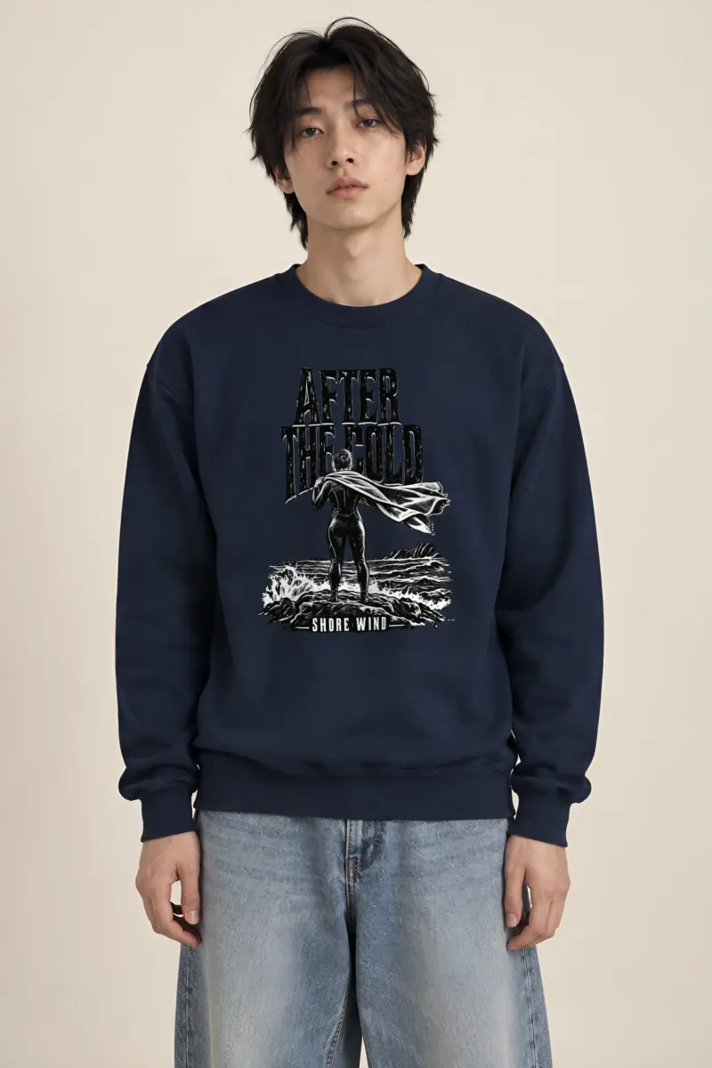 "After the Cold Shore Wind" Heavy Blend Unisex Crewneck Sweatshirt