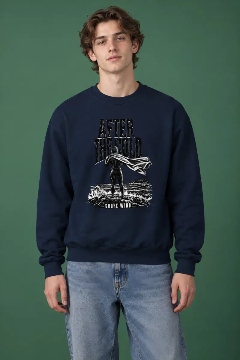 "After the Cold Shore Wind" Heavy Blend Unisex Crewneck Sweatshirt