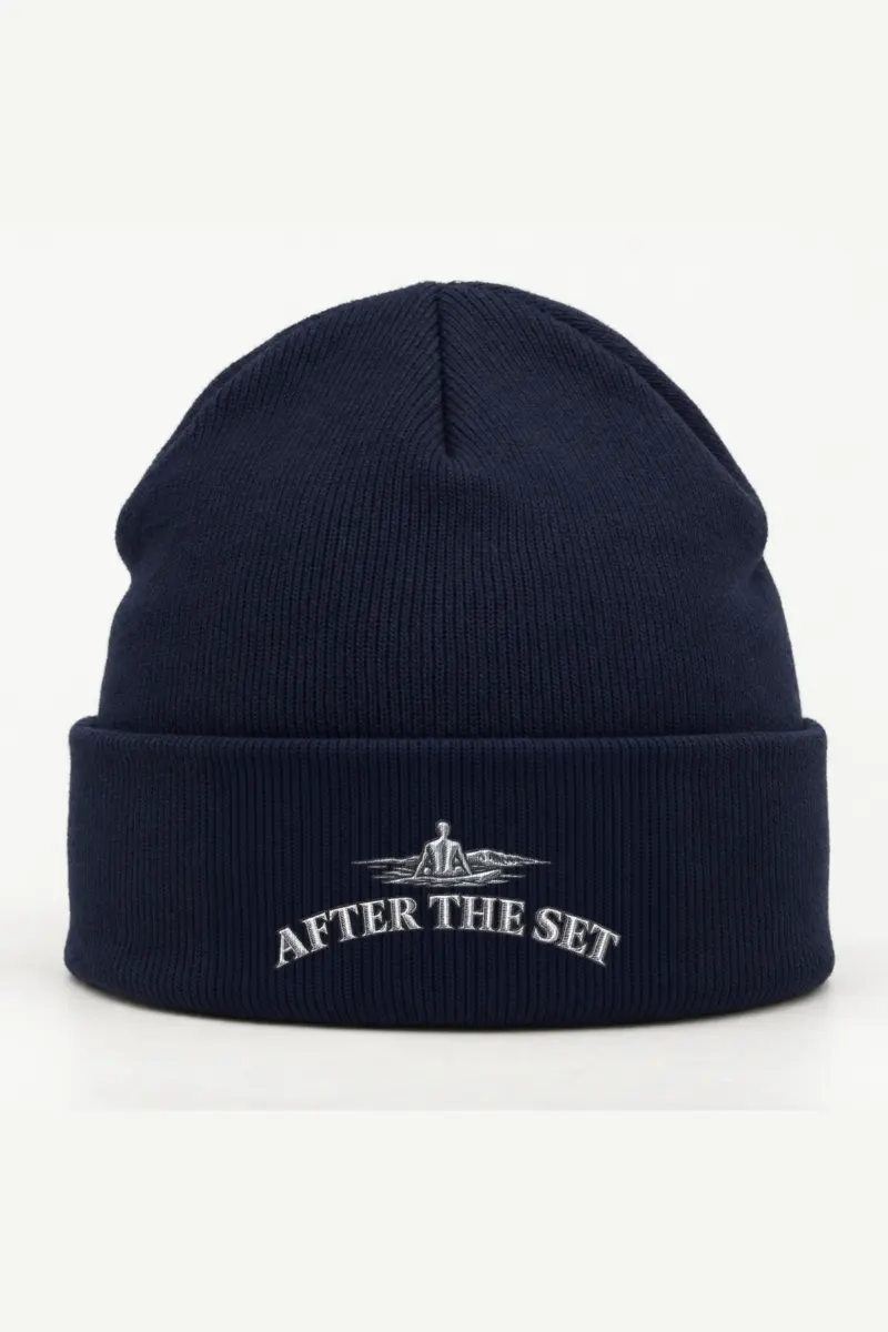 "After the Set" Cuffed Beanie · Embroidered