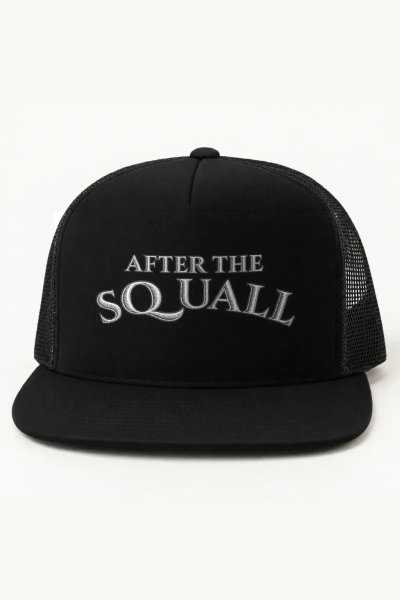 “After the Squall” 5 Panel Trucker Cap · Embroidered