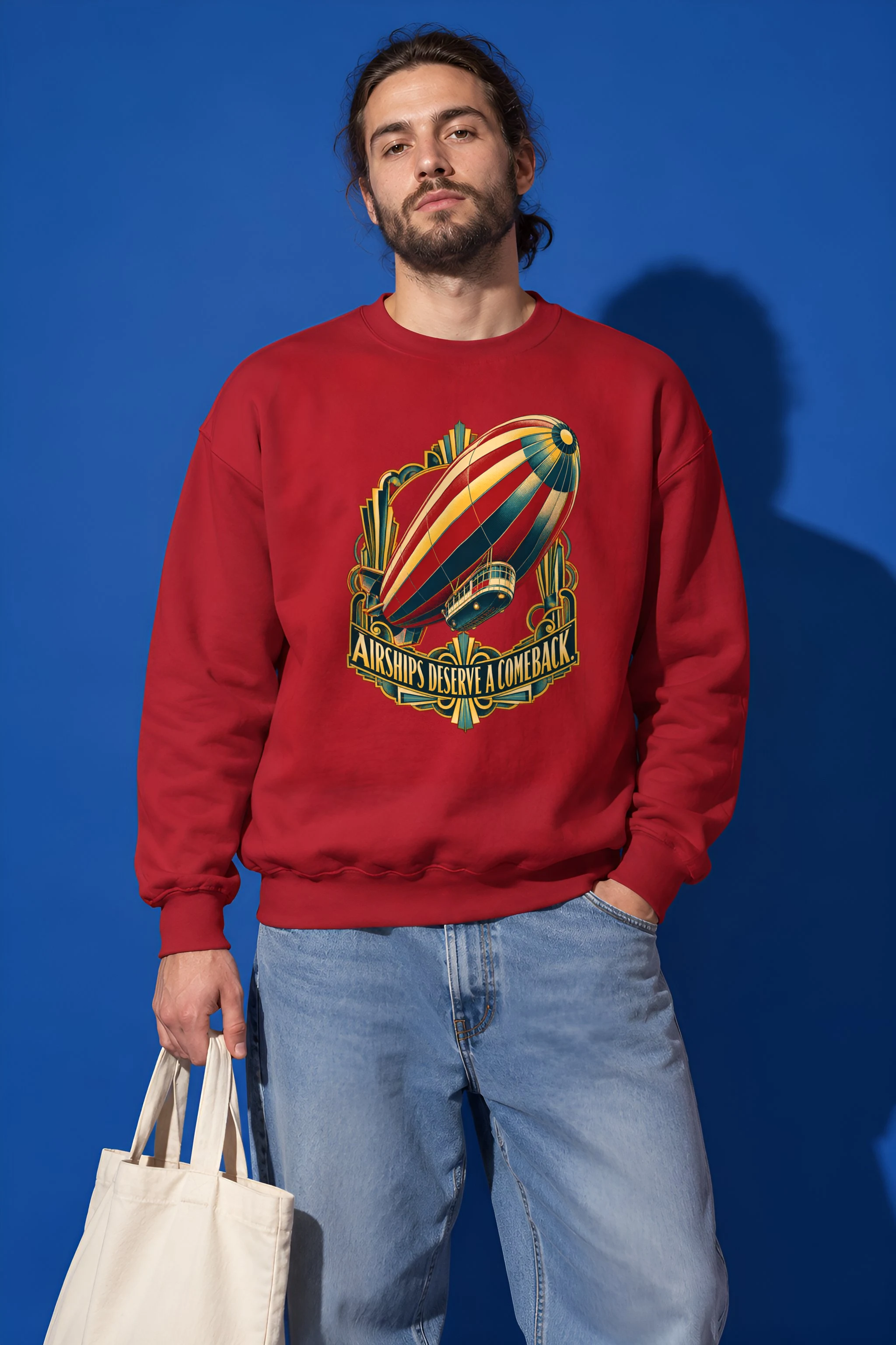 "Airships Deserve A Comeback" Heavy Blend Unisex Crewneck Sweatshirt