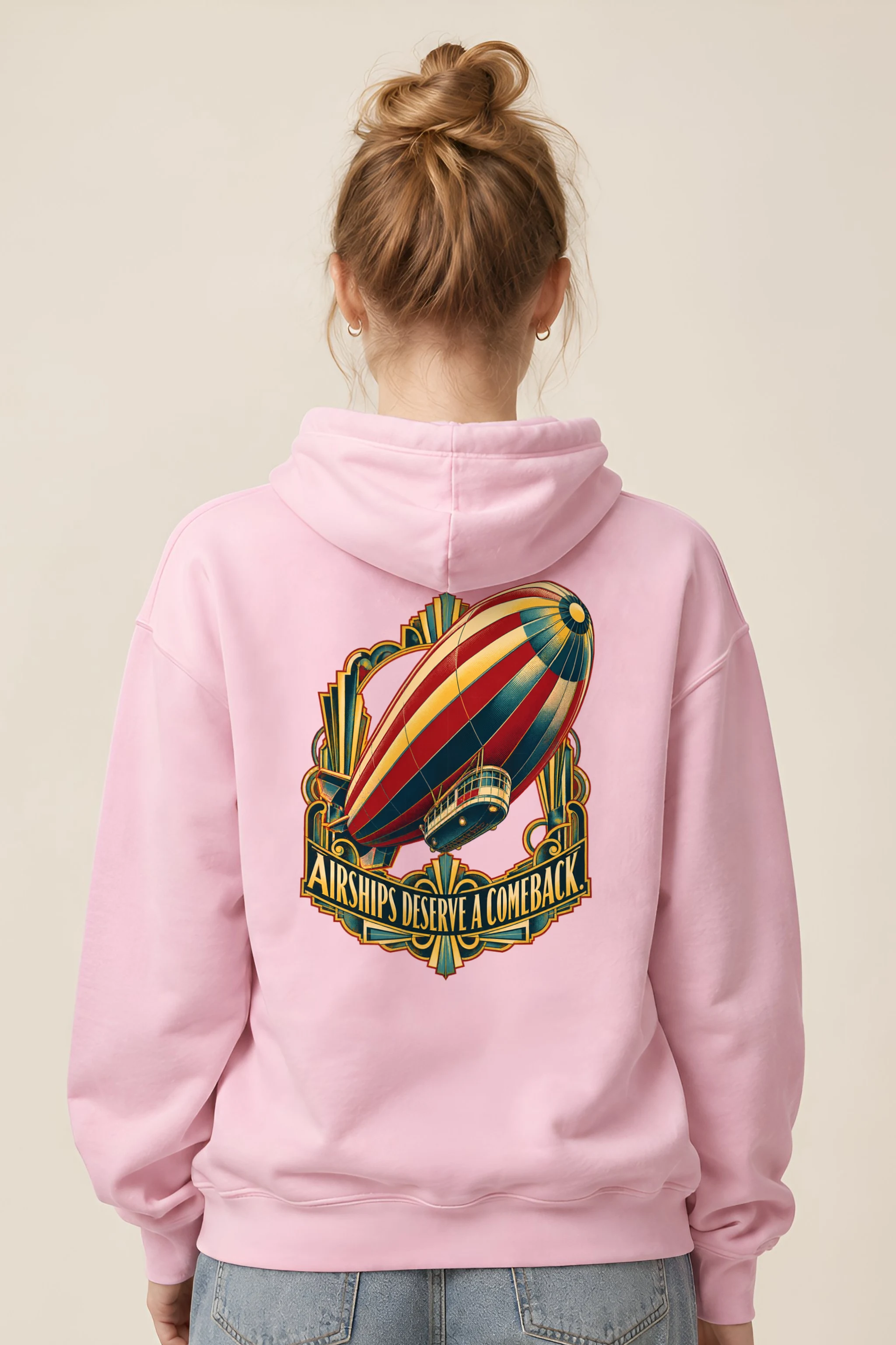 "Airships Deserve A Comeback" Heavy Blend Unisex Pullover Hoodie