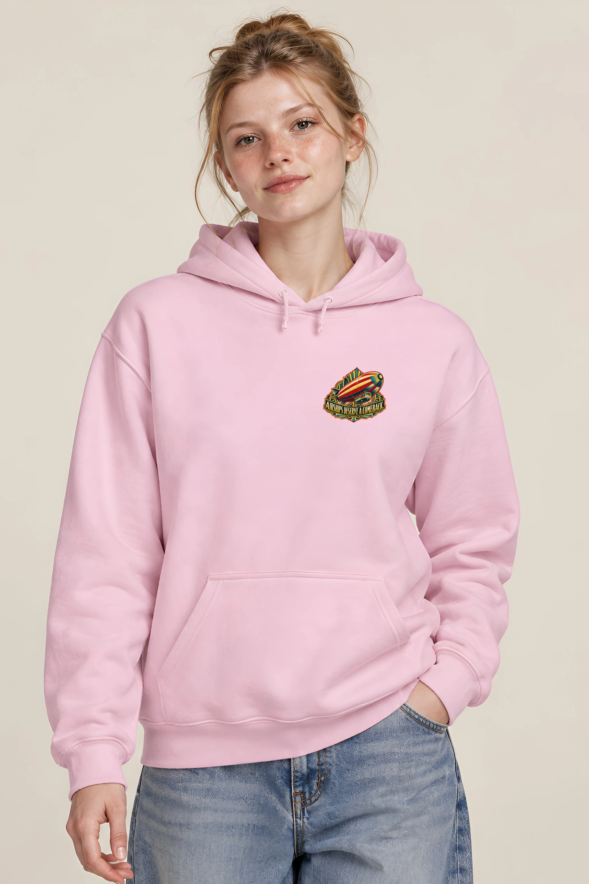 "Airships Deserve A Comeback" Heavy Blend Unisex Pullover Hoodie