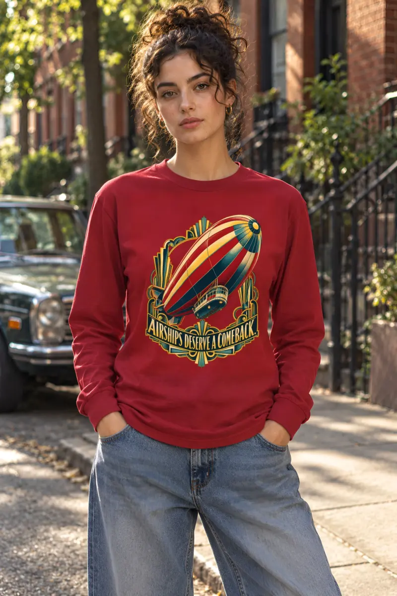 "Airships Deserve A Comeback" Unisex Longsleeve T-shirt