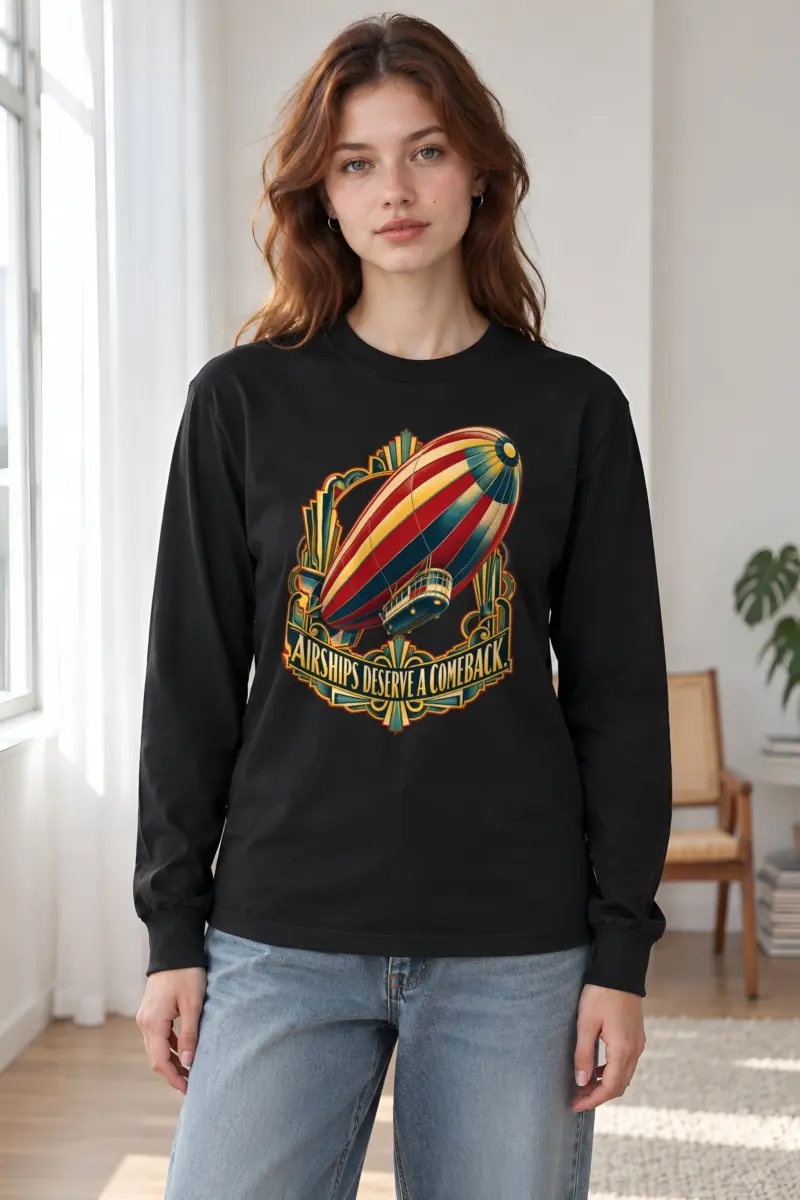 "Airships Deserve A Comeback" Unisex Longsleeve T-shirt