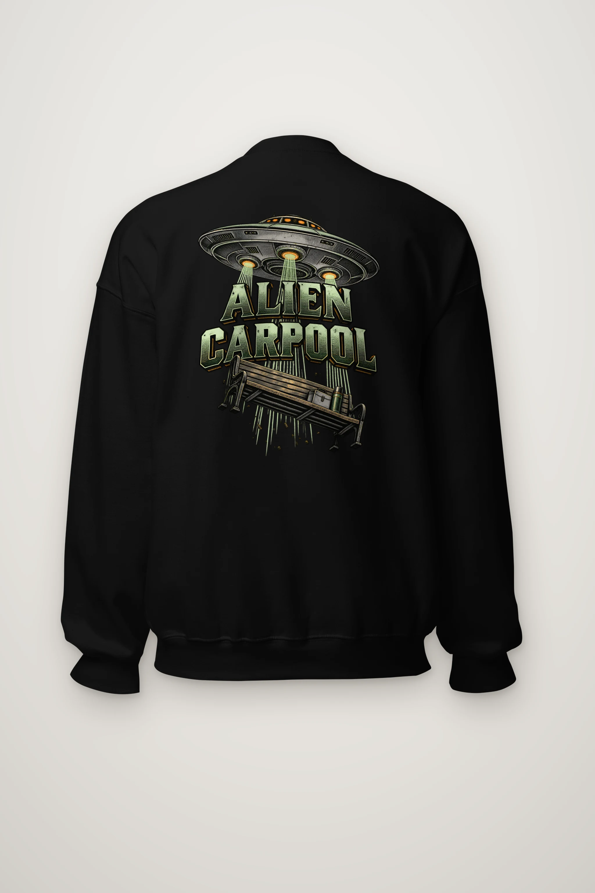"Alien Carpool" Heavy Blend Unisex Crewneck Sweatshirt