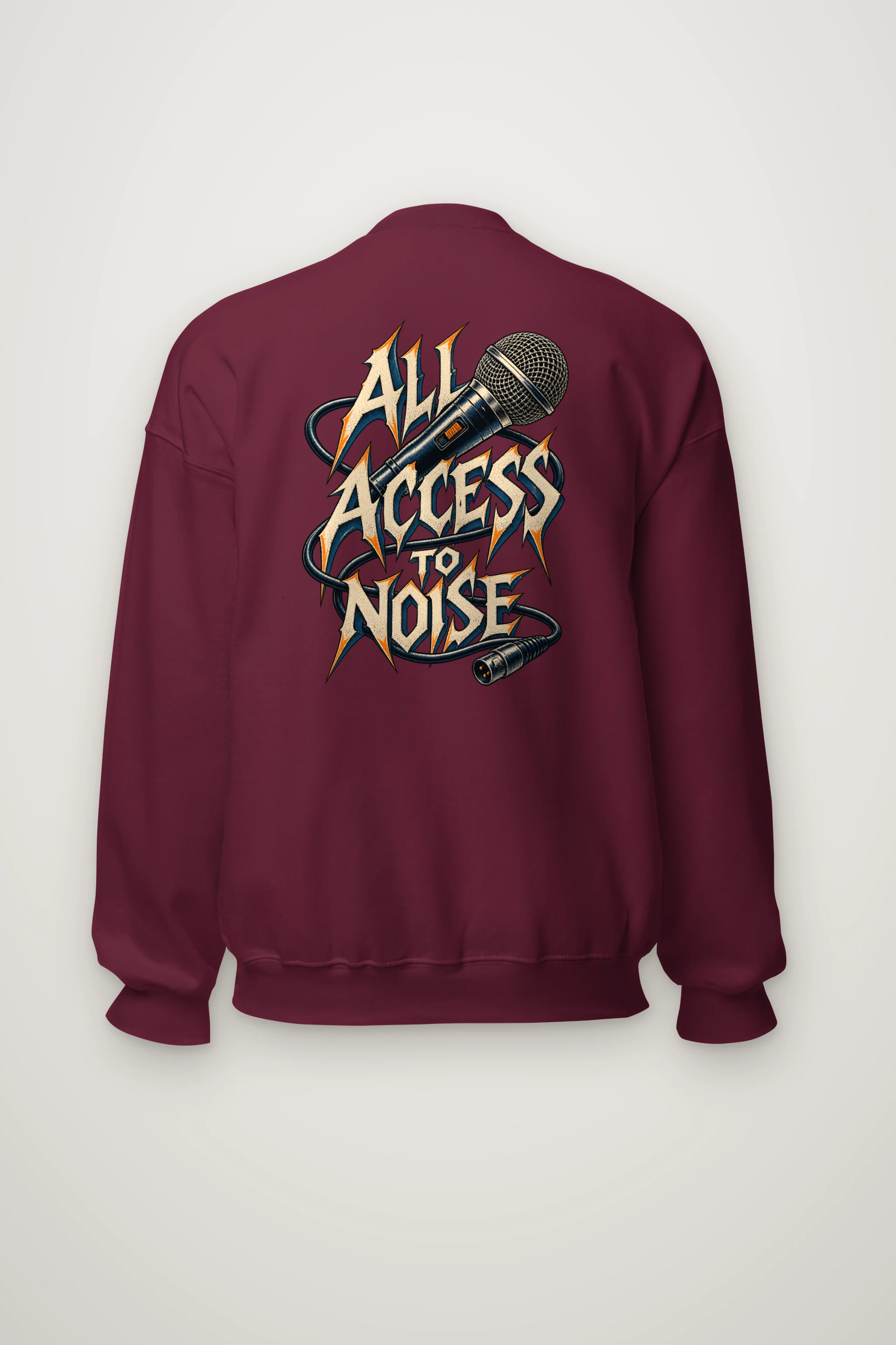 "All Access to Noise" Heavy Blend Unisex Crewneck Sweatshirt