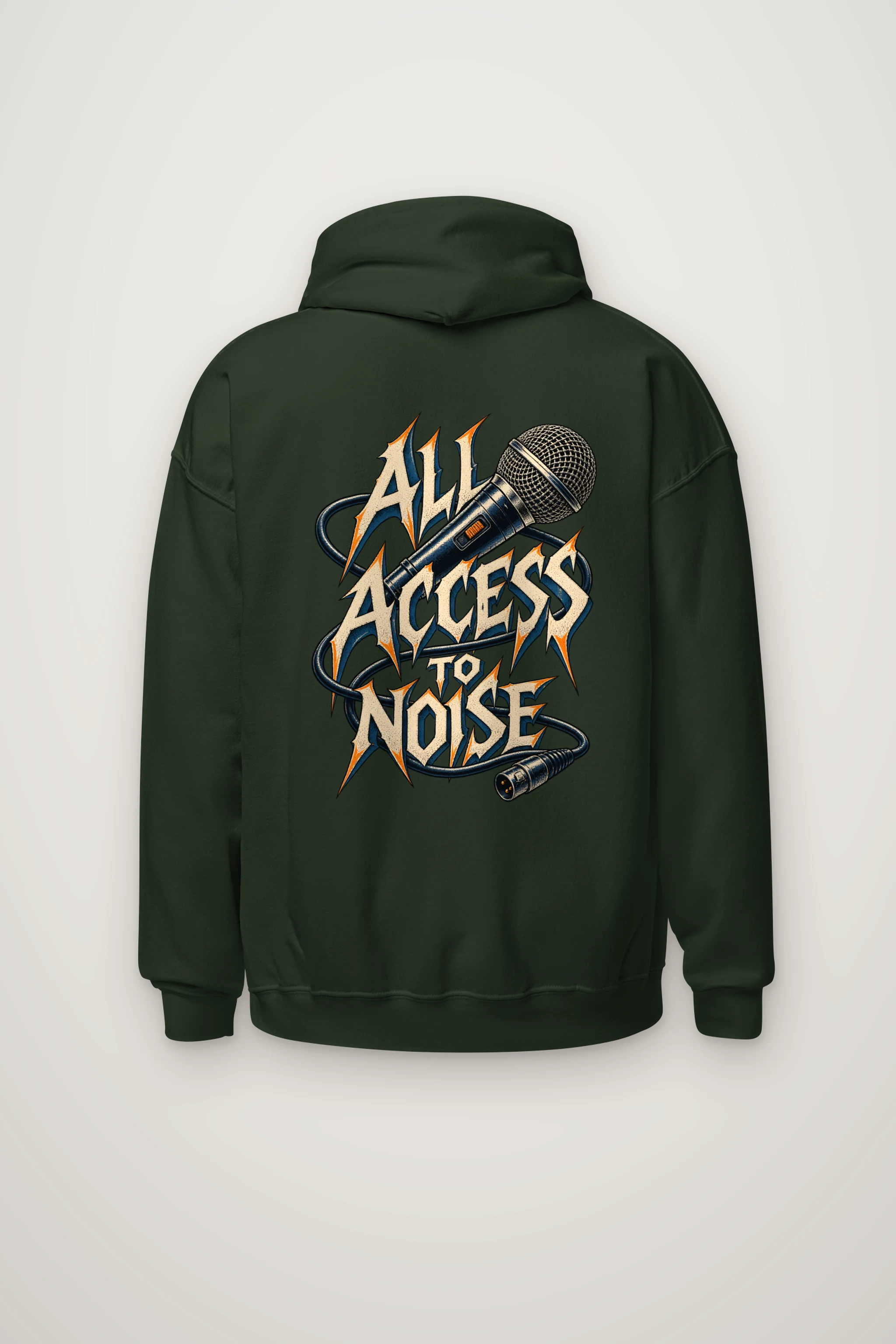 "All Access to Noise" Heavy Blend Unisex Pullover Hoodie