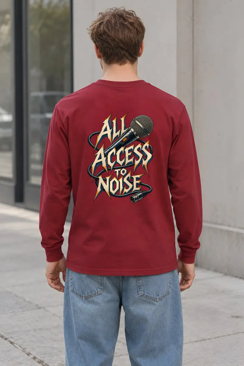 “All Access to Noise” Unisex Longsleeve T-shirt