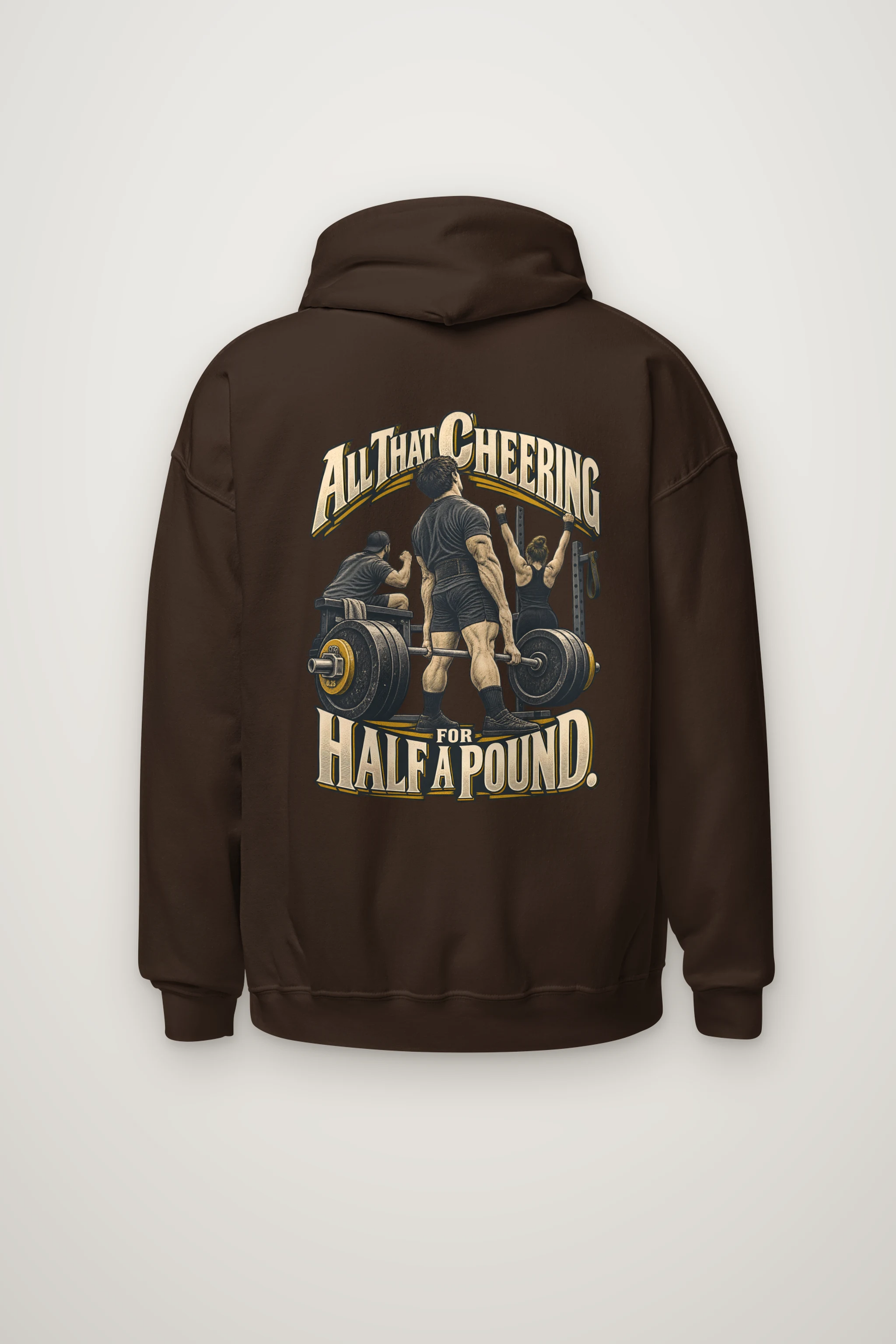 "All That Cheering For Half A Pound" Heavy Blend Unisex Pullover Hoodie