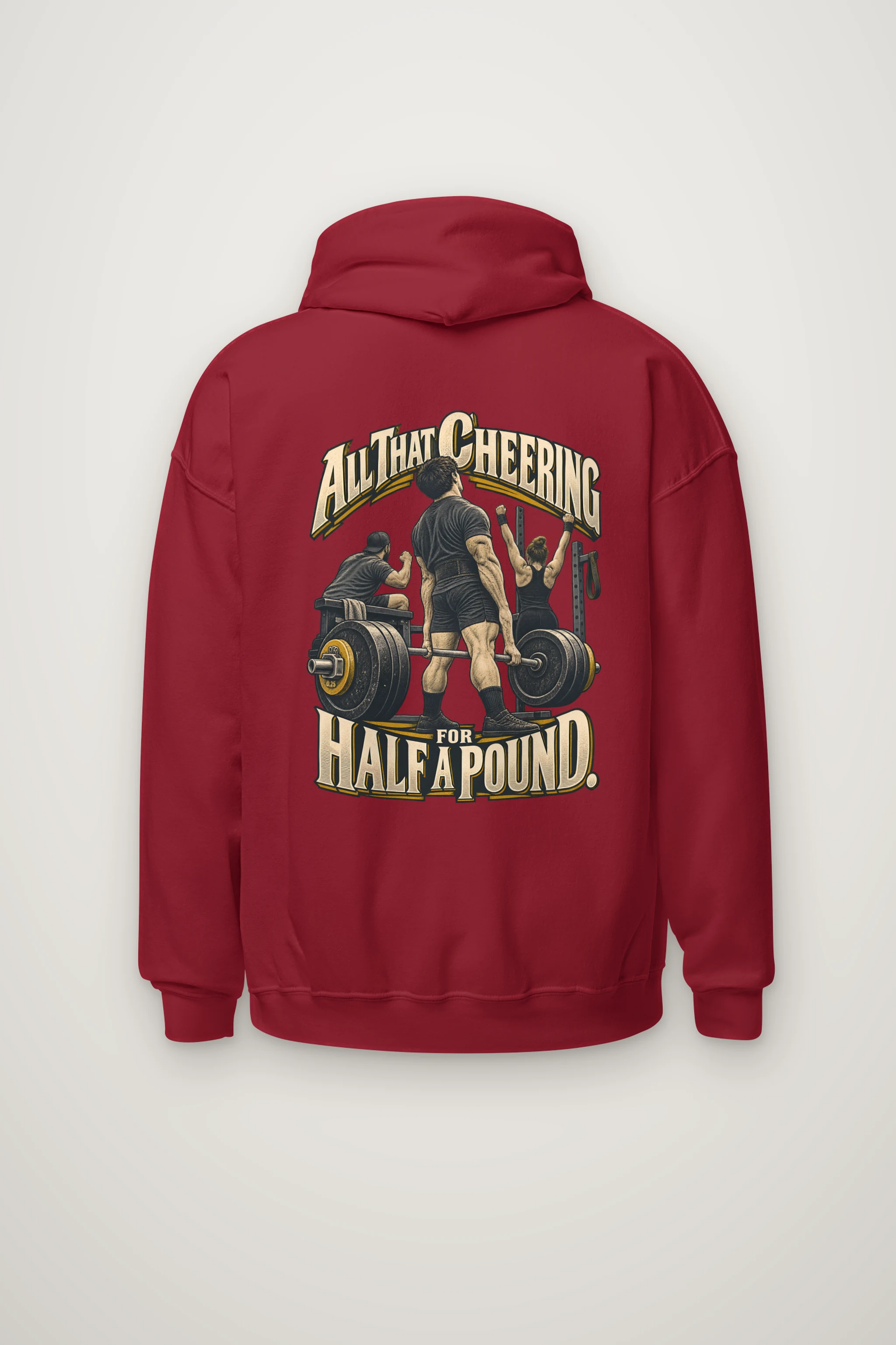 "All That Cheering For Half A Pound" Heavy Blend Unisex Pullover Hoodie