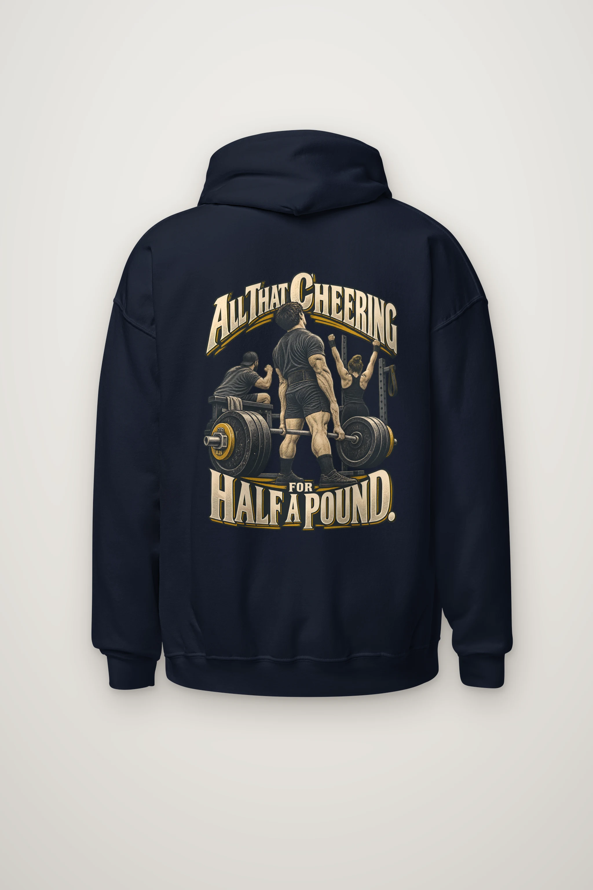 "All That Cheering For Half A Pound" Heavy Blend Unisex Pullover Hoodie