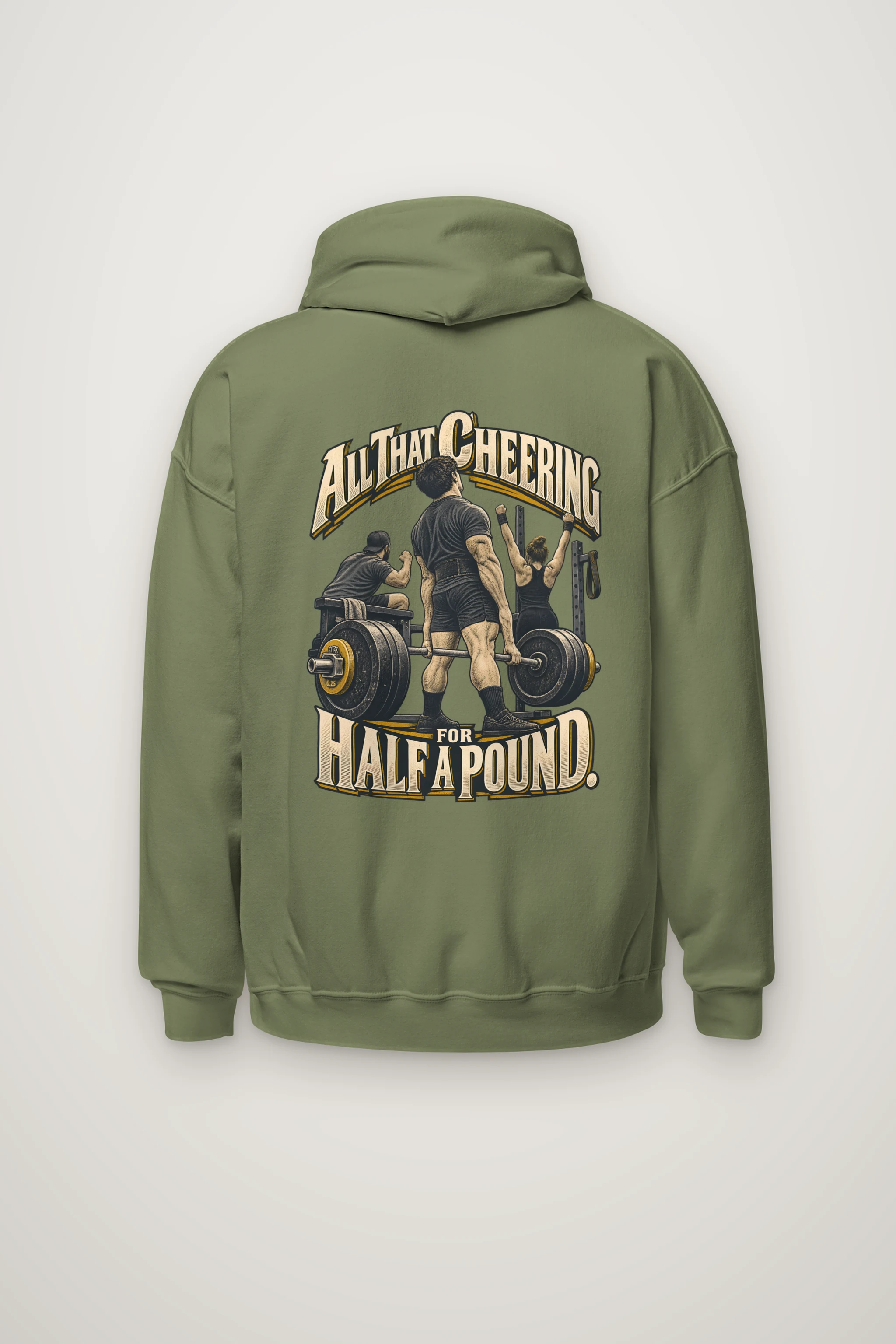 "All That Cheering For Half A Pound" Heavy Blend Unisex Pullover Hoodie
