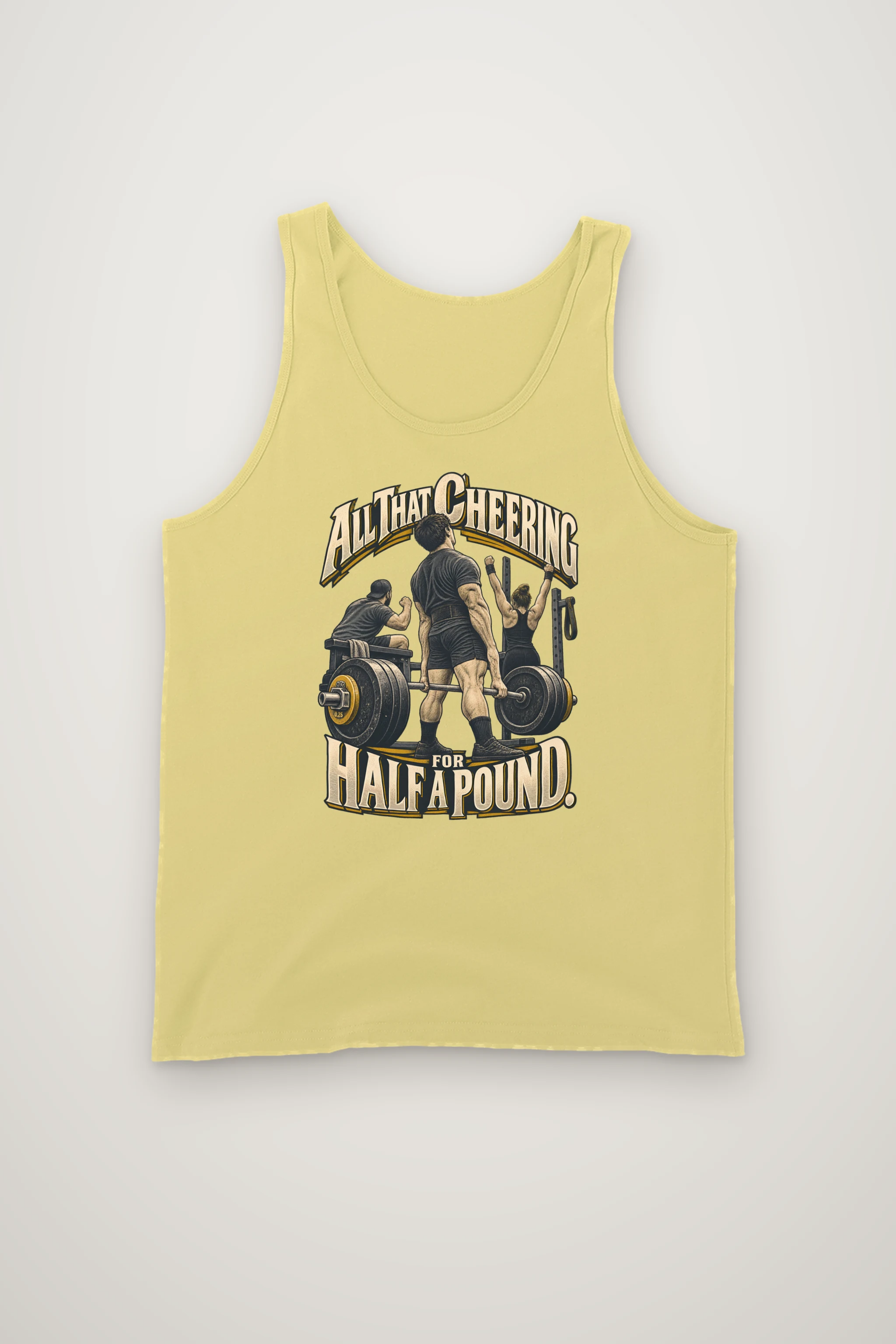 "All That Cheering for Half a Pound" Unisex Jersey Tank