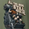 "All This Iron Still Needs Me" Heavyweight Unisex Crewneck T-shirt