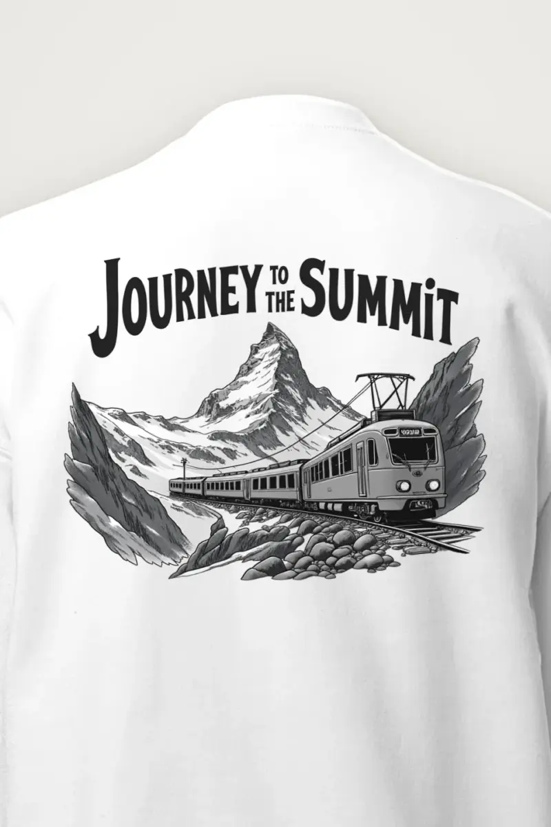 "Alpine Rail Reverie" Heavy Blend Unisex Crewneck Sweatshirt