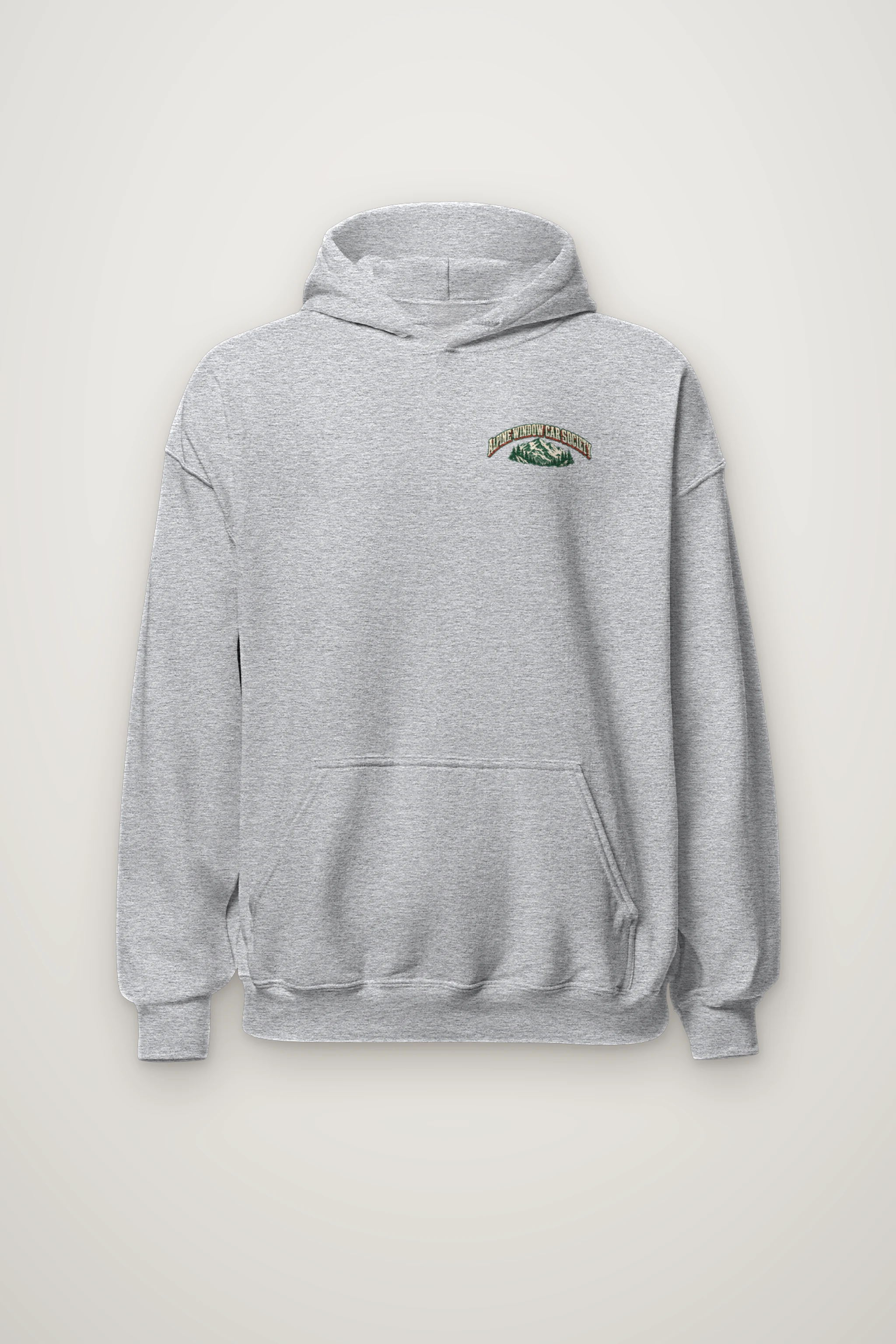 "Alpine Window Car Society" Heavy Blend Unisex Pullover Hoodie