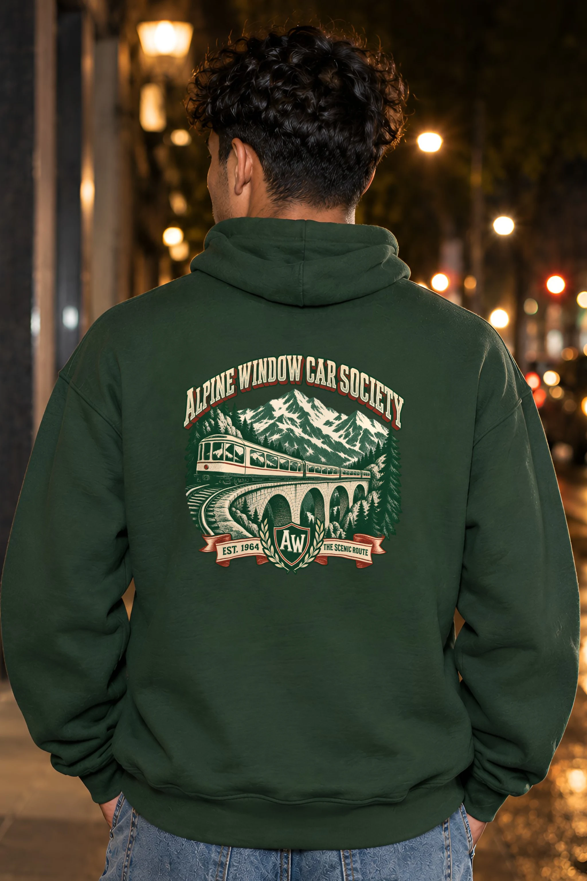 "Alpine Window Car Society" Heavy Blend Unisex Pullover Hoodie