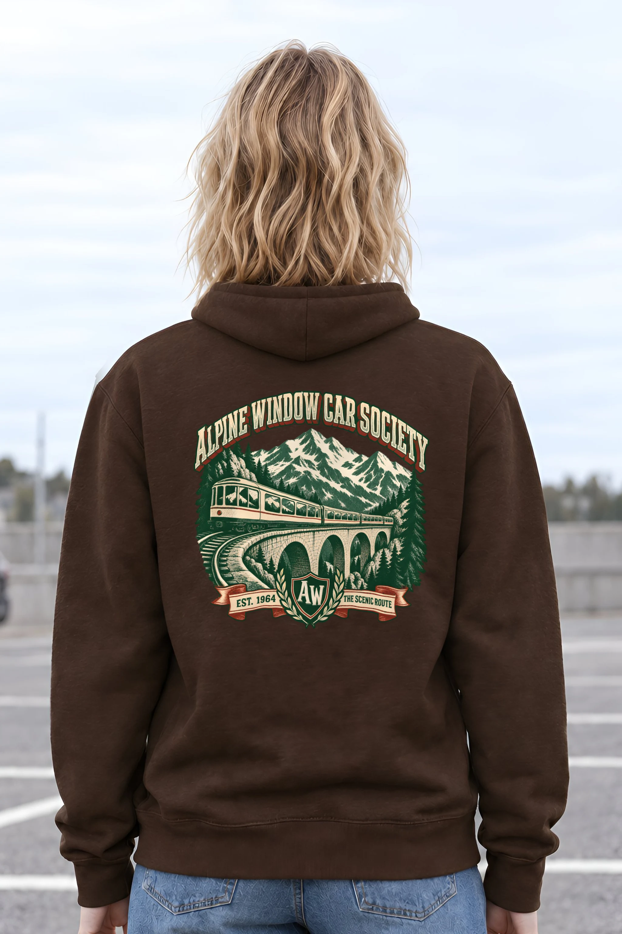 "Alpine Window Car Society" Heavy Blend Unisex Pullover Hoodie