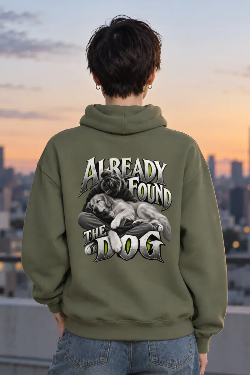 “Already Found the Dog” Heavy Blend Unisex Pullover Hoodie