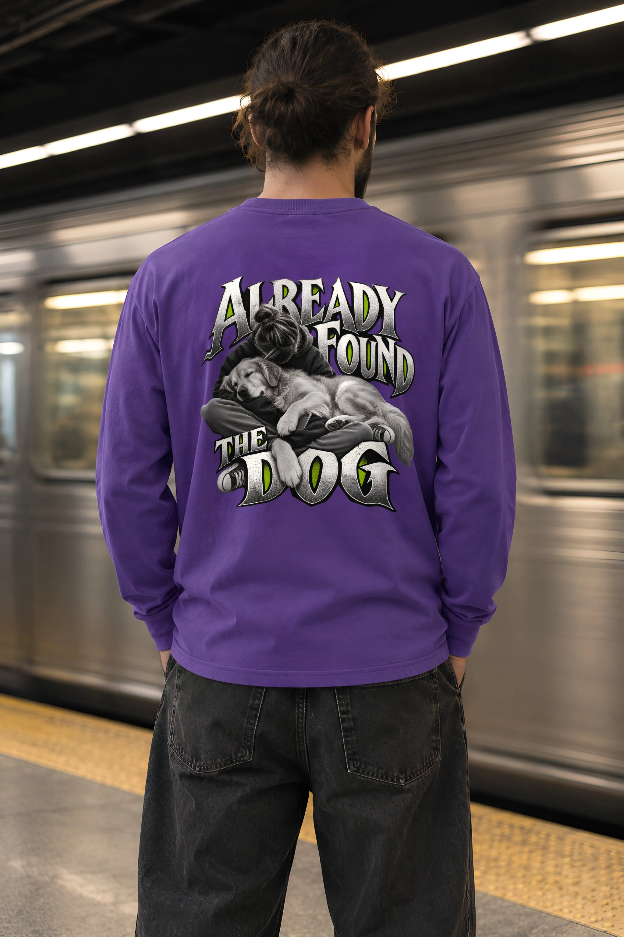 "Already Found the Dog" Unisex Longsleeve T-shirt