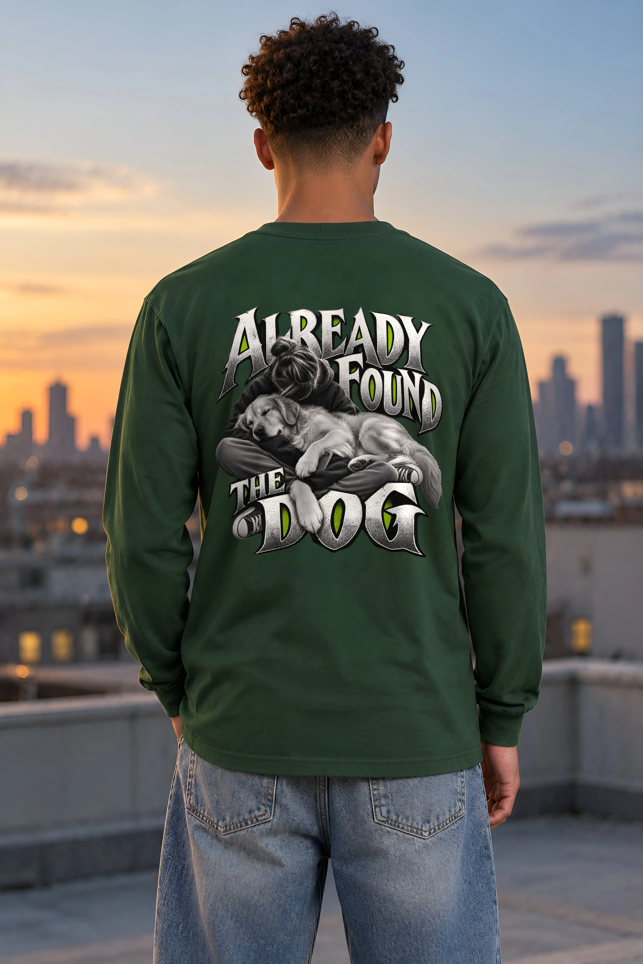 "Already Found the Dog" Unisex Longsleeve T-shirt