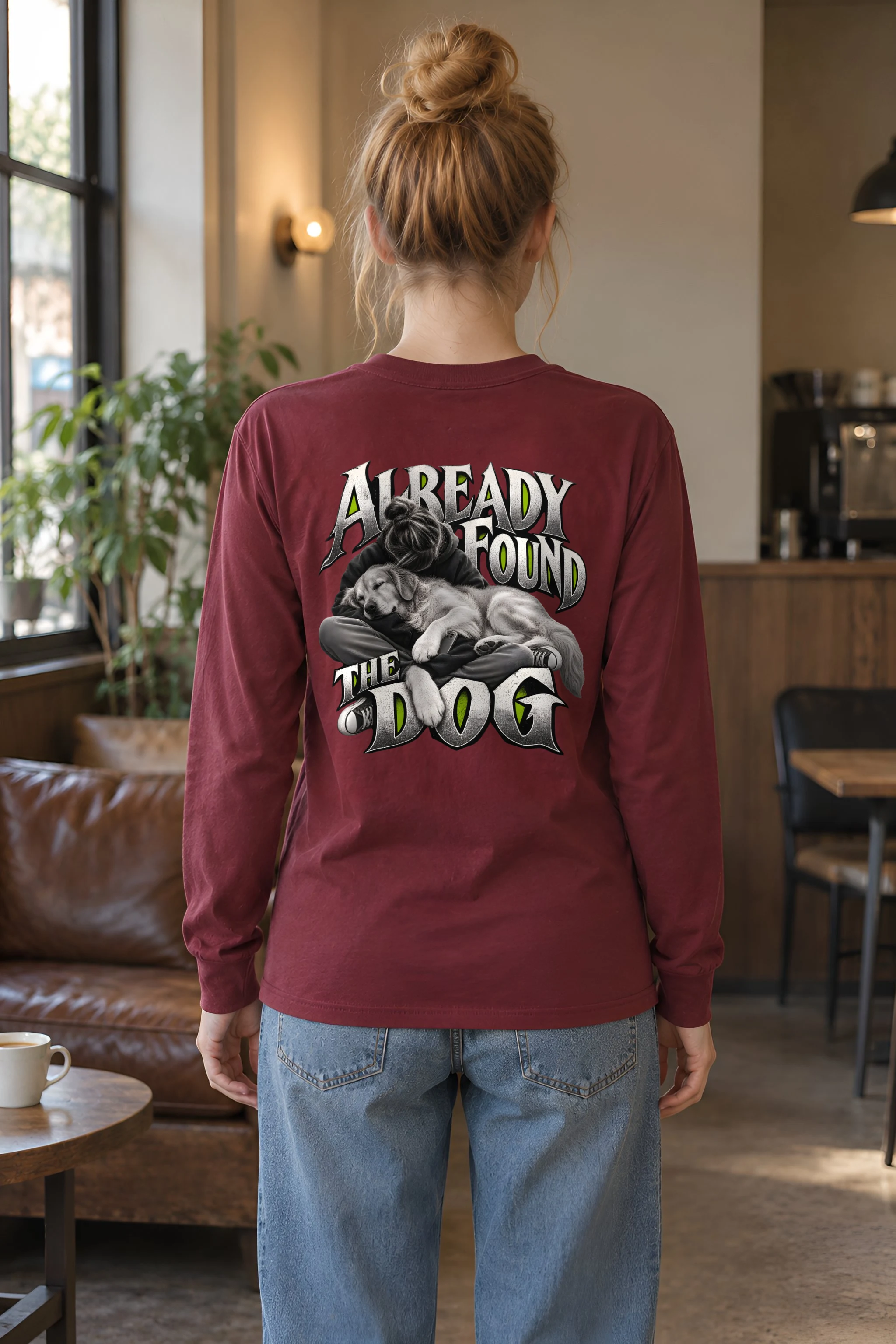 "Already Found the Dog" Unisex Longsleeve T-shirt
