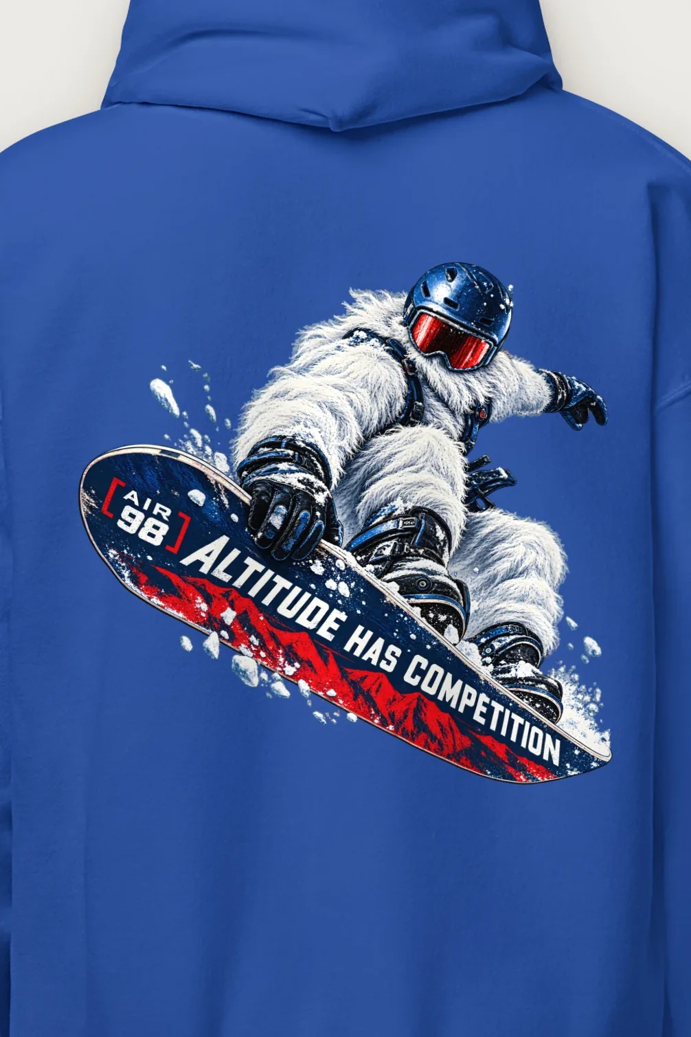 "Altitude Has Competition" Heavy Blend Unisex Pullover Hoodie - the graphic up close