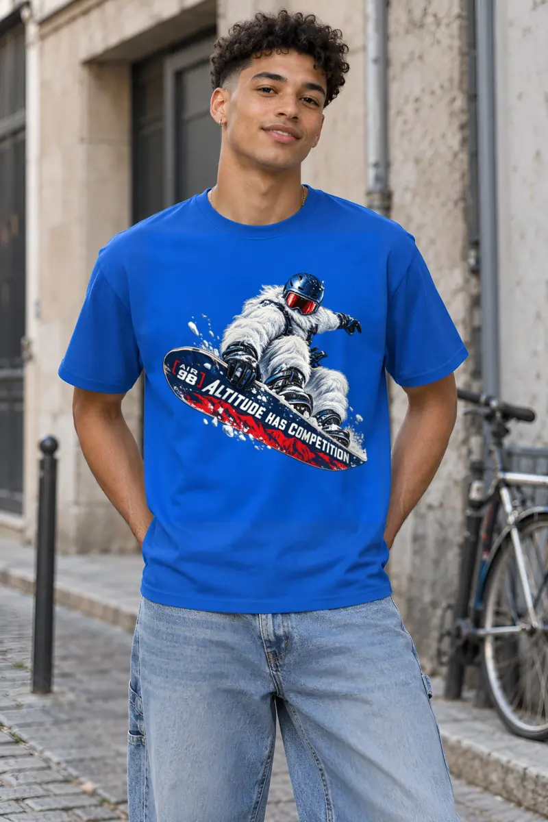 "Altitude Has Competition" Heavyweight Unisex Crewneck T-shirt