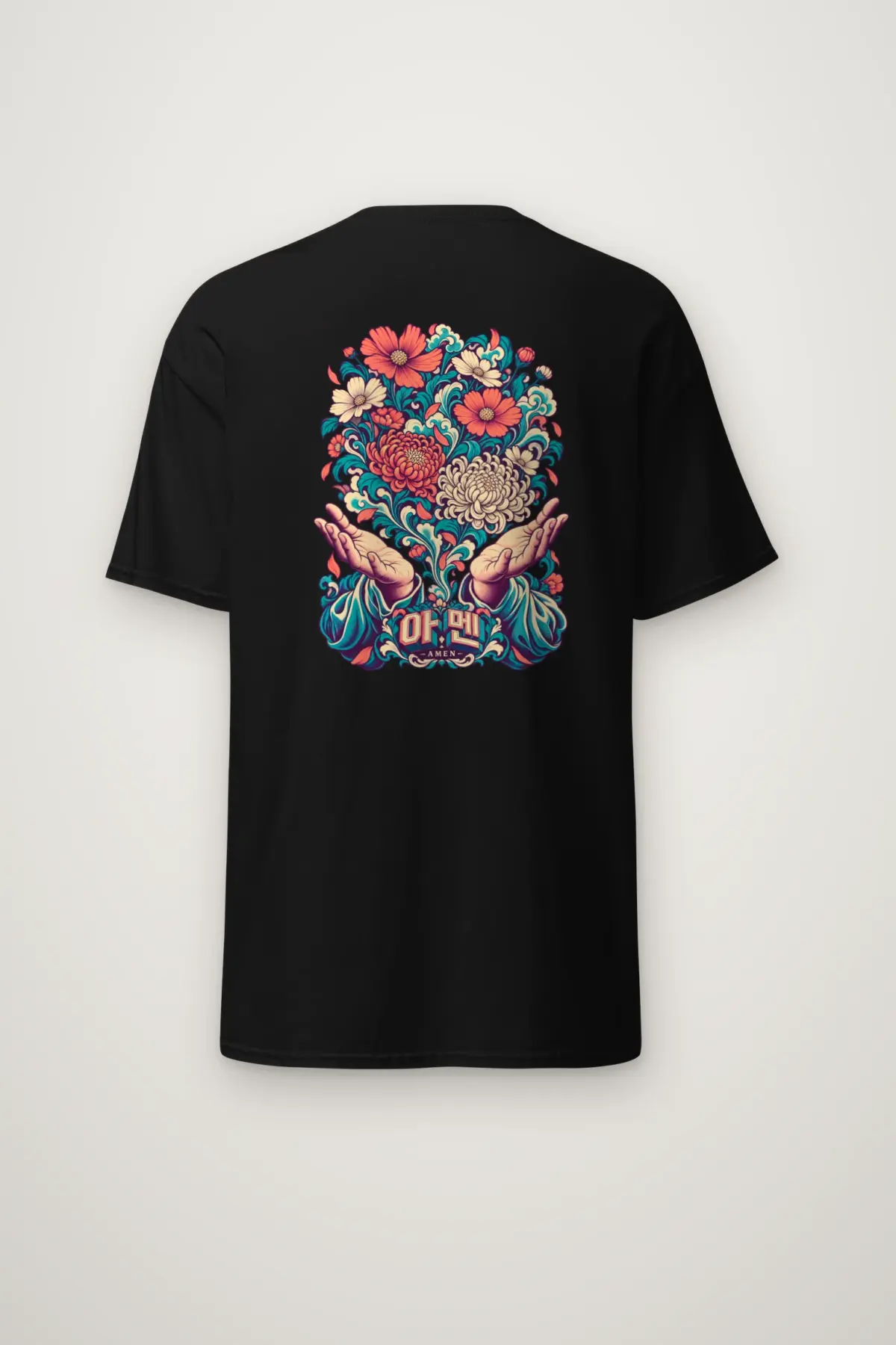 "Amen Bloom" Heavyweight Unisex Crewneck T-shirt