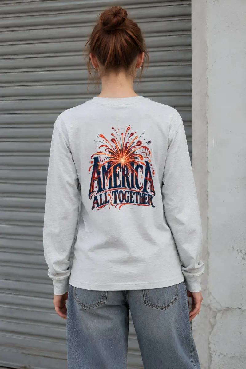 “America All Together” Unisex Longsleeve T-shirt