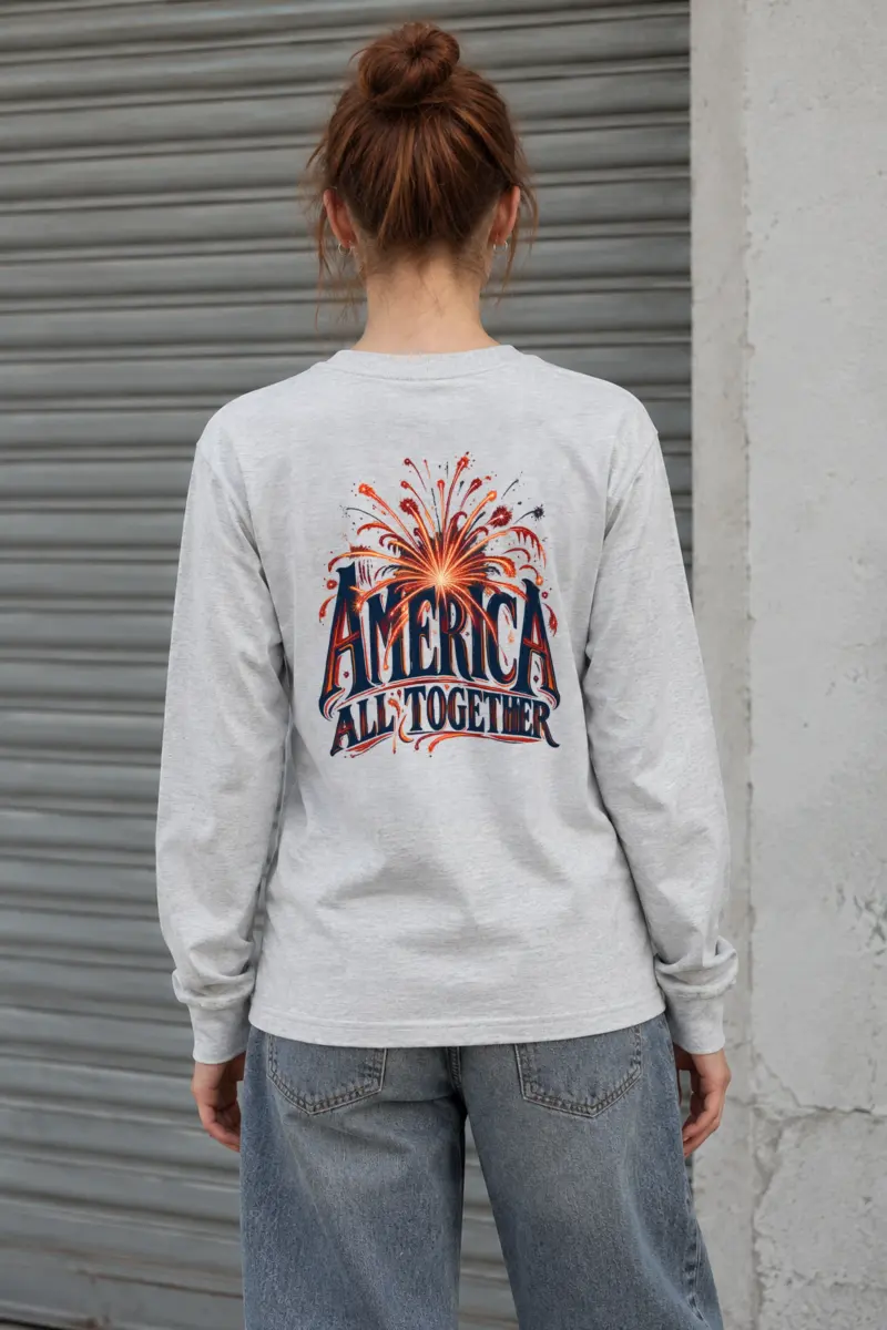 "America All Together" Unisex Longsleeve T-shirt