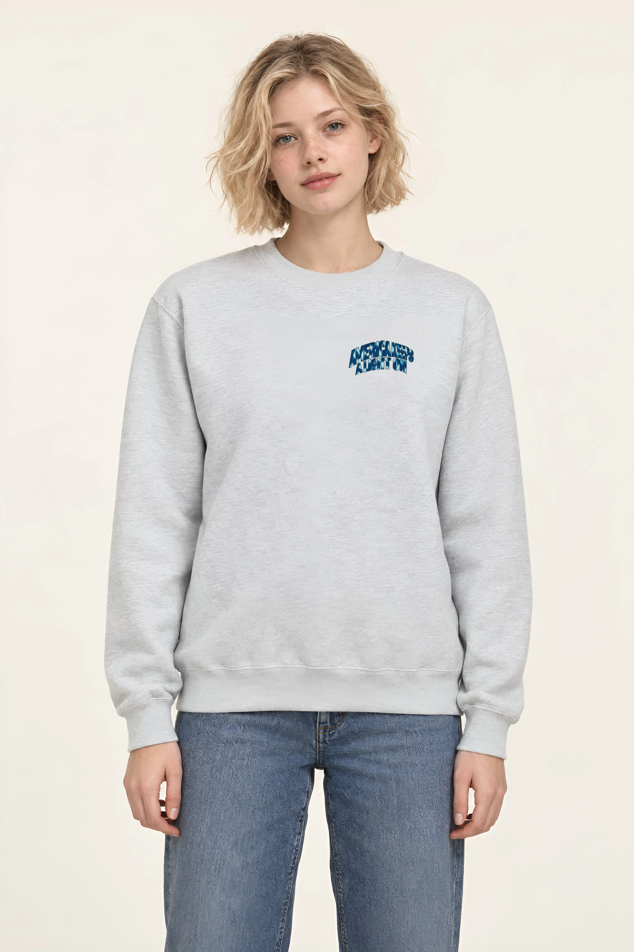 "America Keeps a Light On" Heavy Blend Unisex Crewneck Sweatshirt