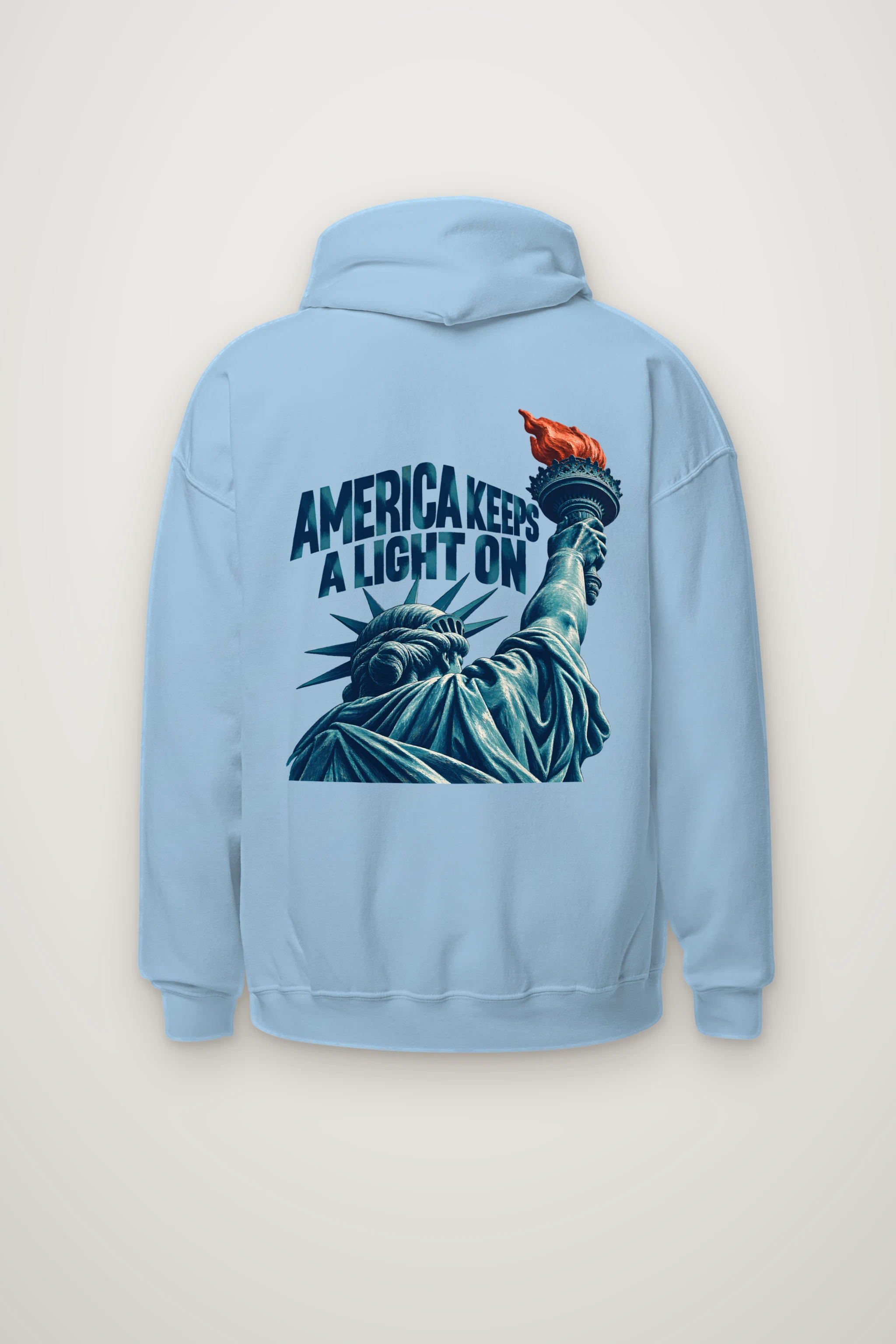 "America Keeps a Light On" Heavy Blend Unisex Pullover Hoodie