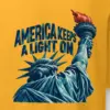 "America Keeps a Light On" Heavyweight Unisex Crewneck T-shirt