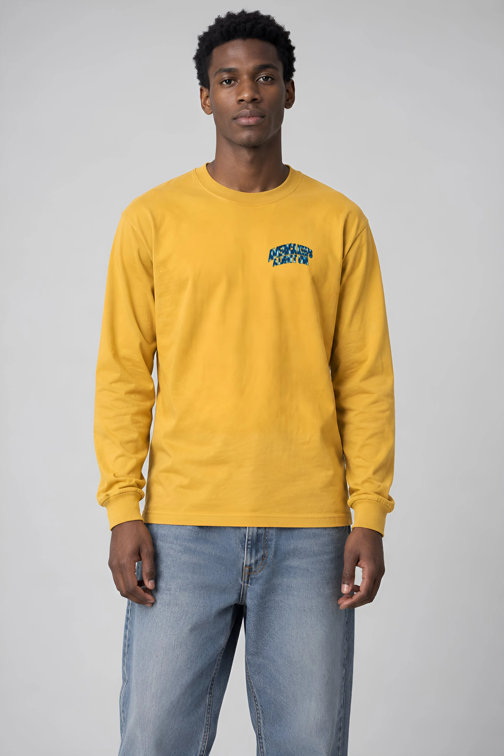"America Keeps a Light On" Unisex Longsleeve T-shirt