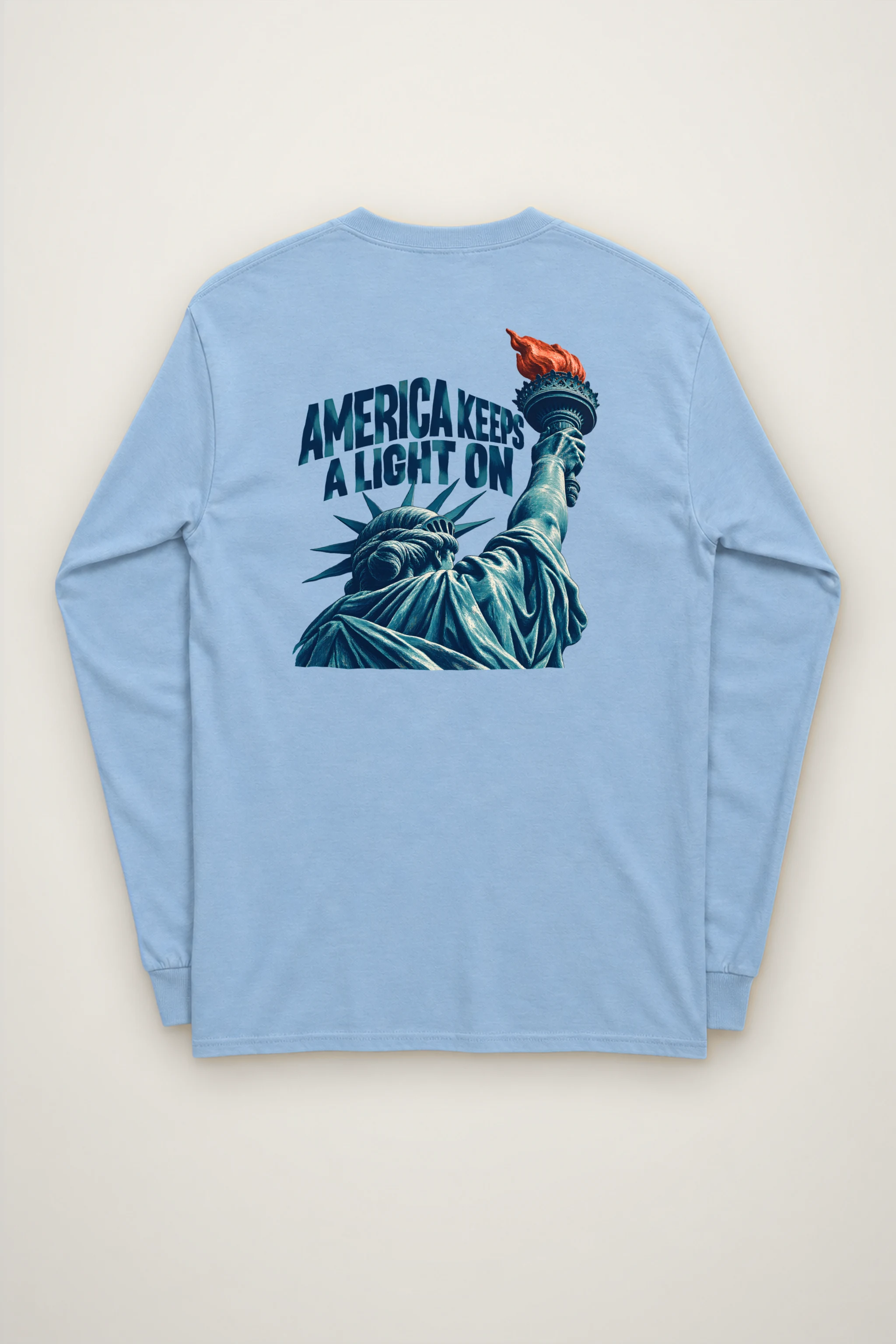 "America Keeps a Light On" Unisex Longsleeve T-shirt