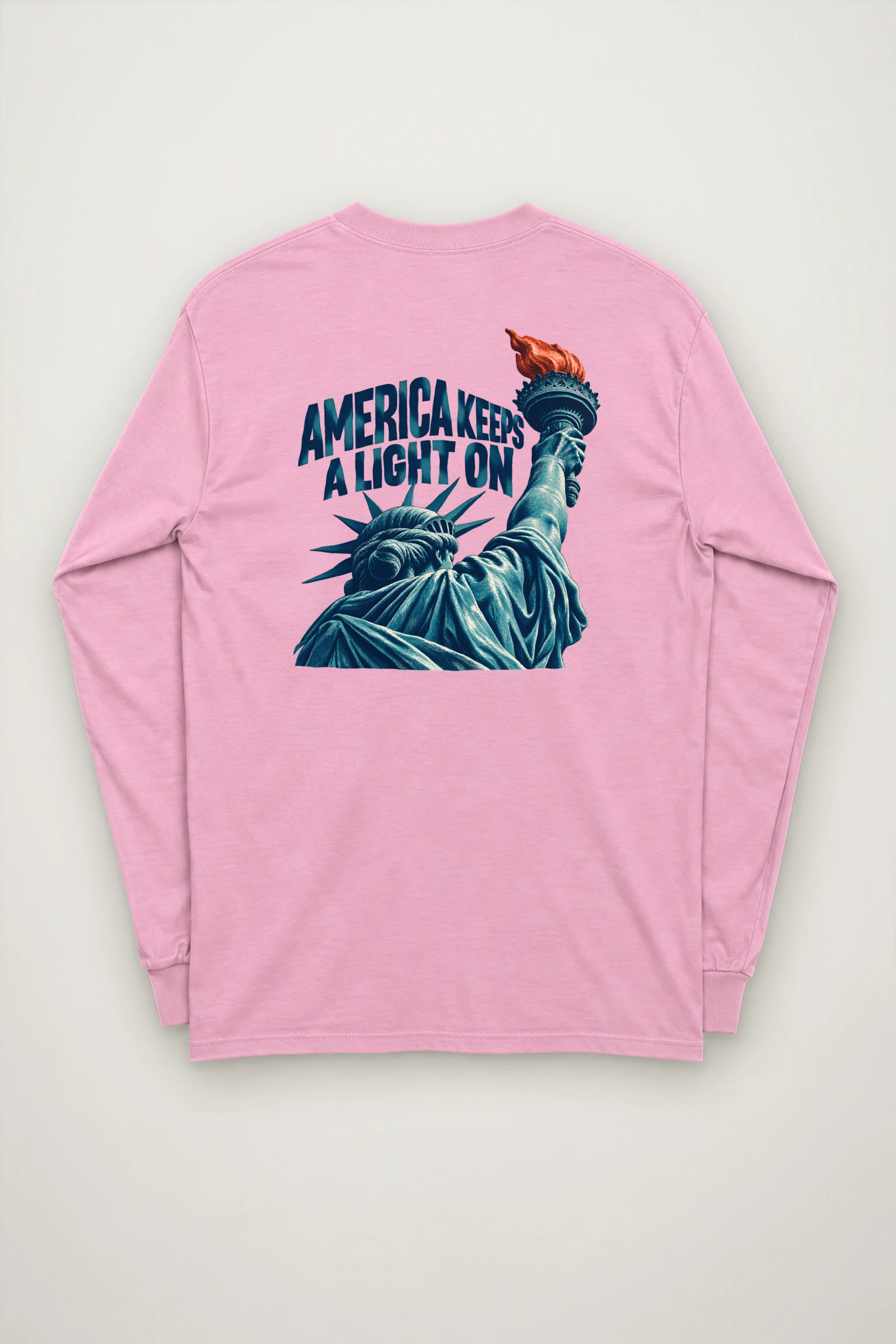 "America Keeps a Light On" Unisex Longsleeve T-shirt