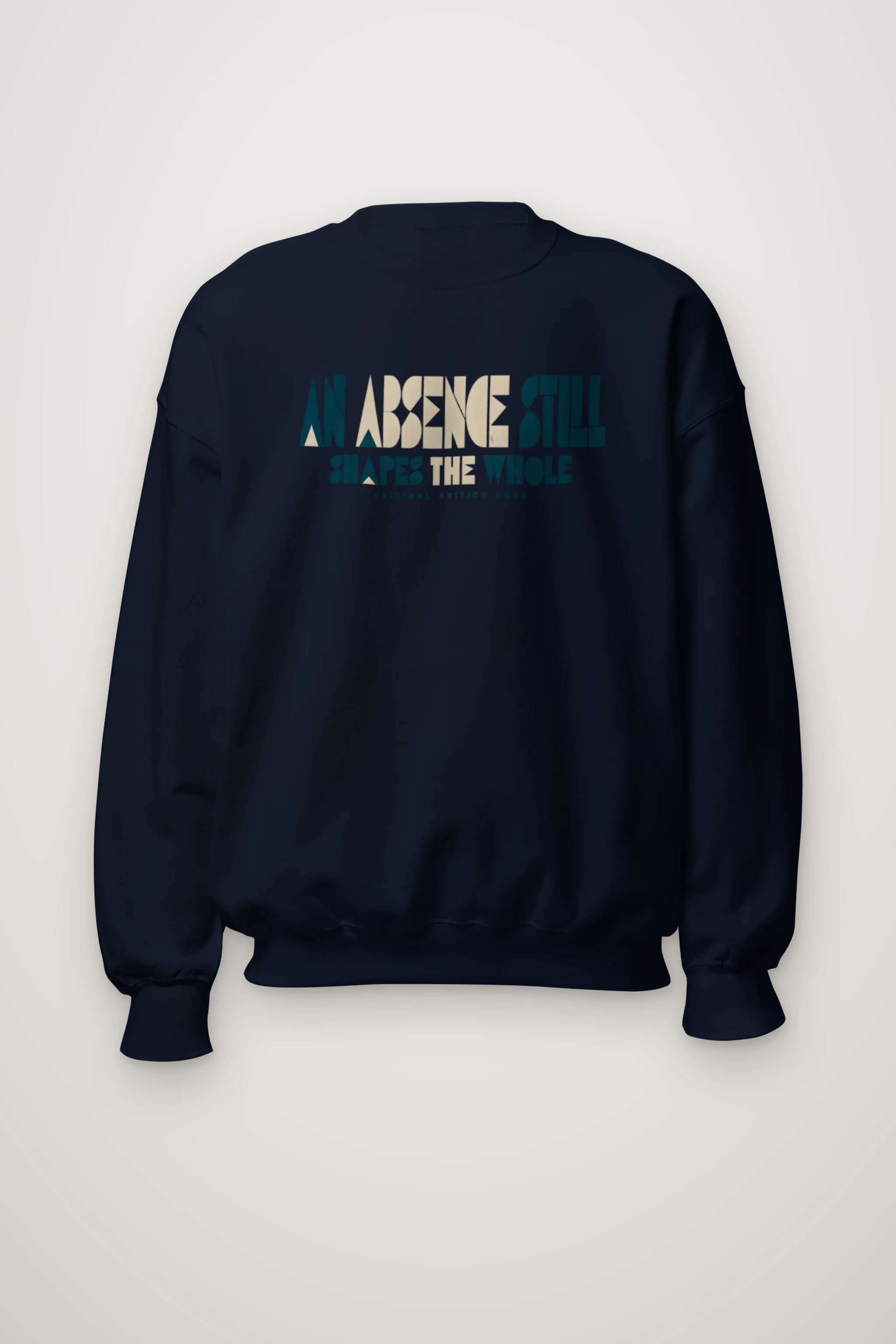 "An Absence Still Shapes The Whole" Heavy Blend Unisex Crewneck Sweatshirt
